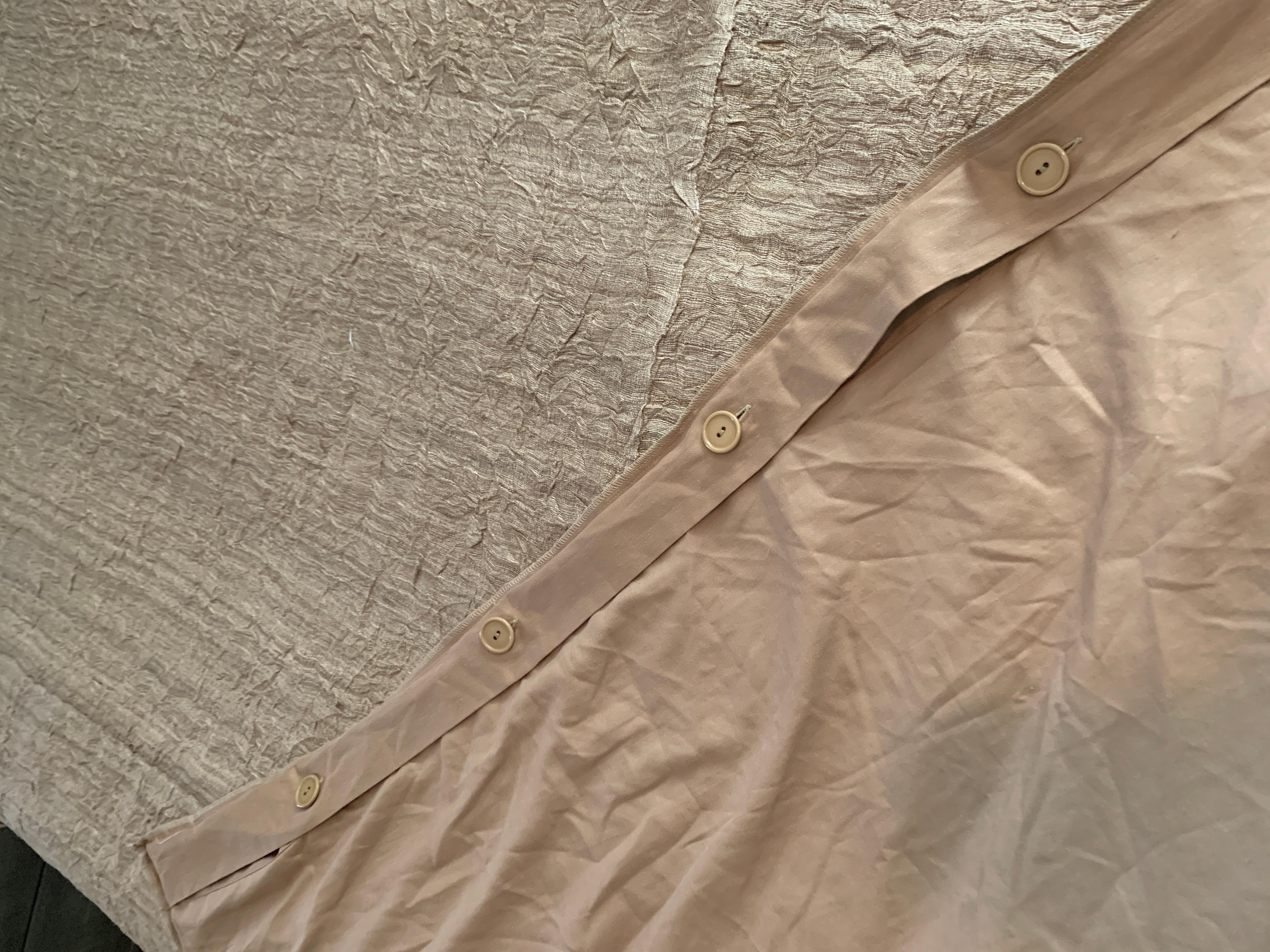 Modern New Gold Raw Silk King Sz Duvet w/ Down Comforter Filler from Luxe Bedding Set 