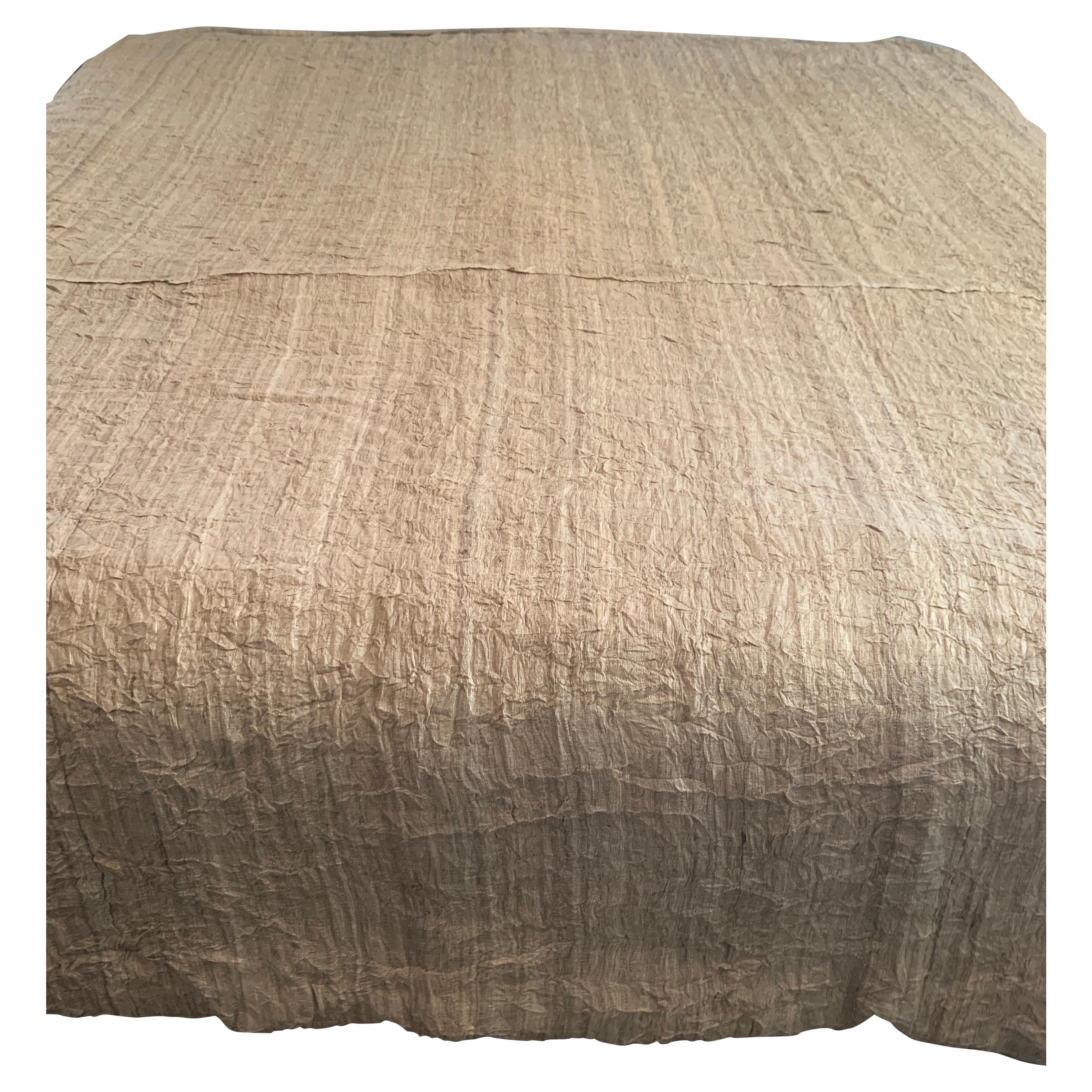 New Gold Raw Silk King Sz Duvet w/ Down Comforter Filler from Luxe Bedding Set