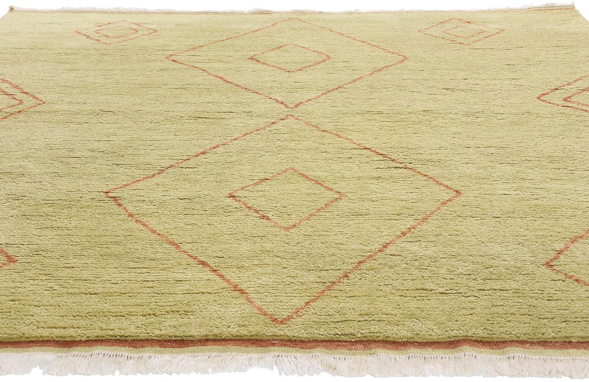 Bohème Nouveau tapis marocain moderne Golden Mesa, 08'03 x 08'00 en vente