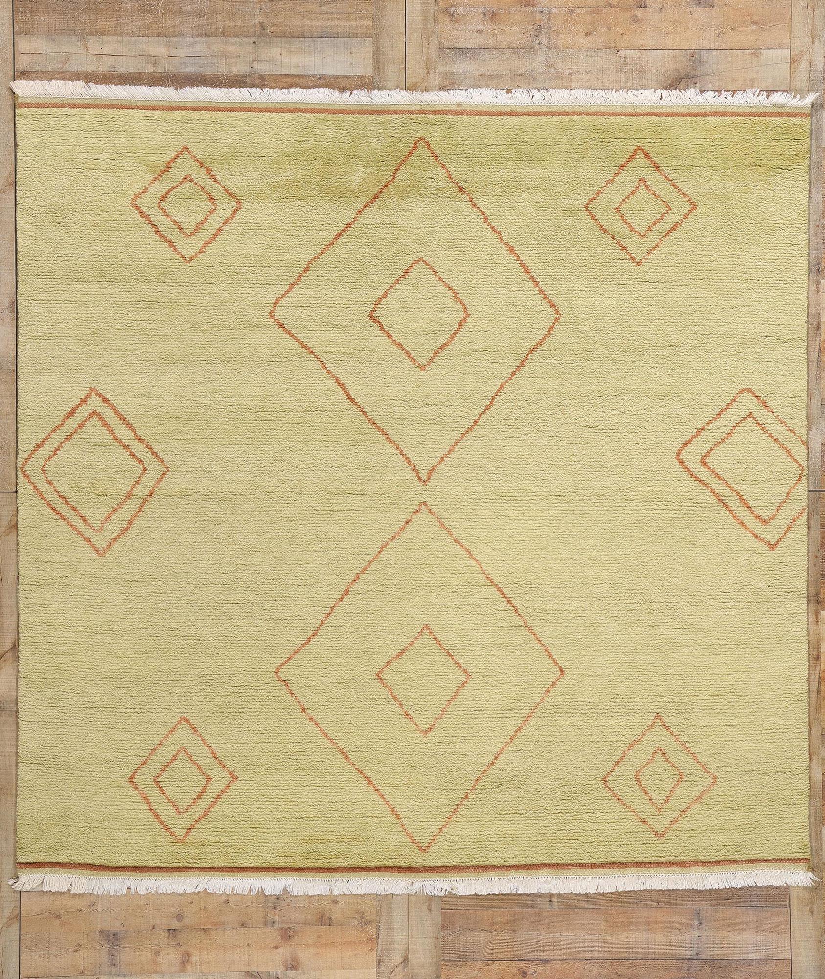 Nouveau tapis marocain moderne Golden Mesa, 08'03 x 08'00 en vente 1