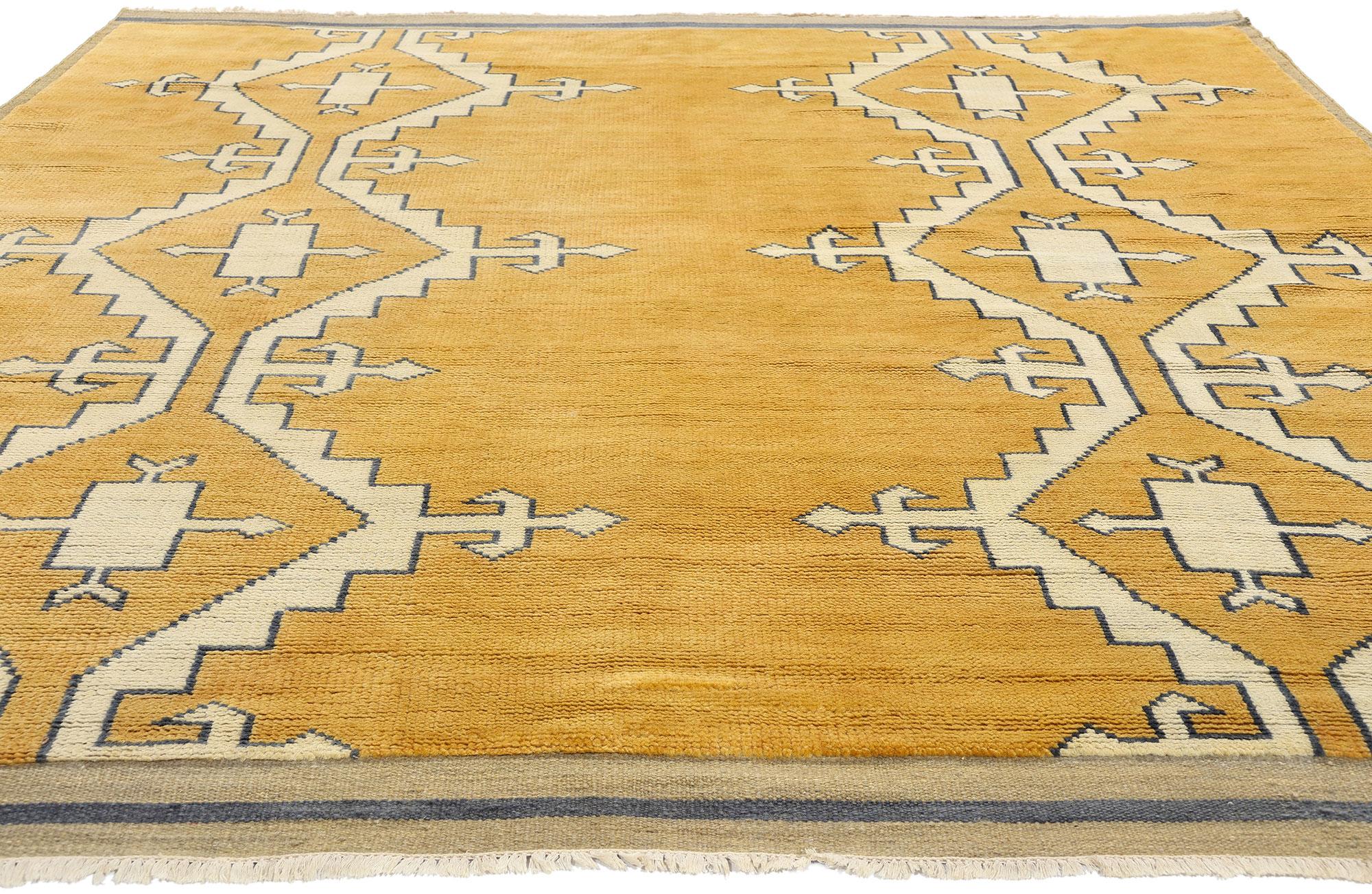 Nueva Alfombra Marroquí Contemporánea Golden Sahara Talisman, 08'00 x 09'11 Moderno de mediados de siglo en venta