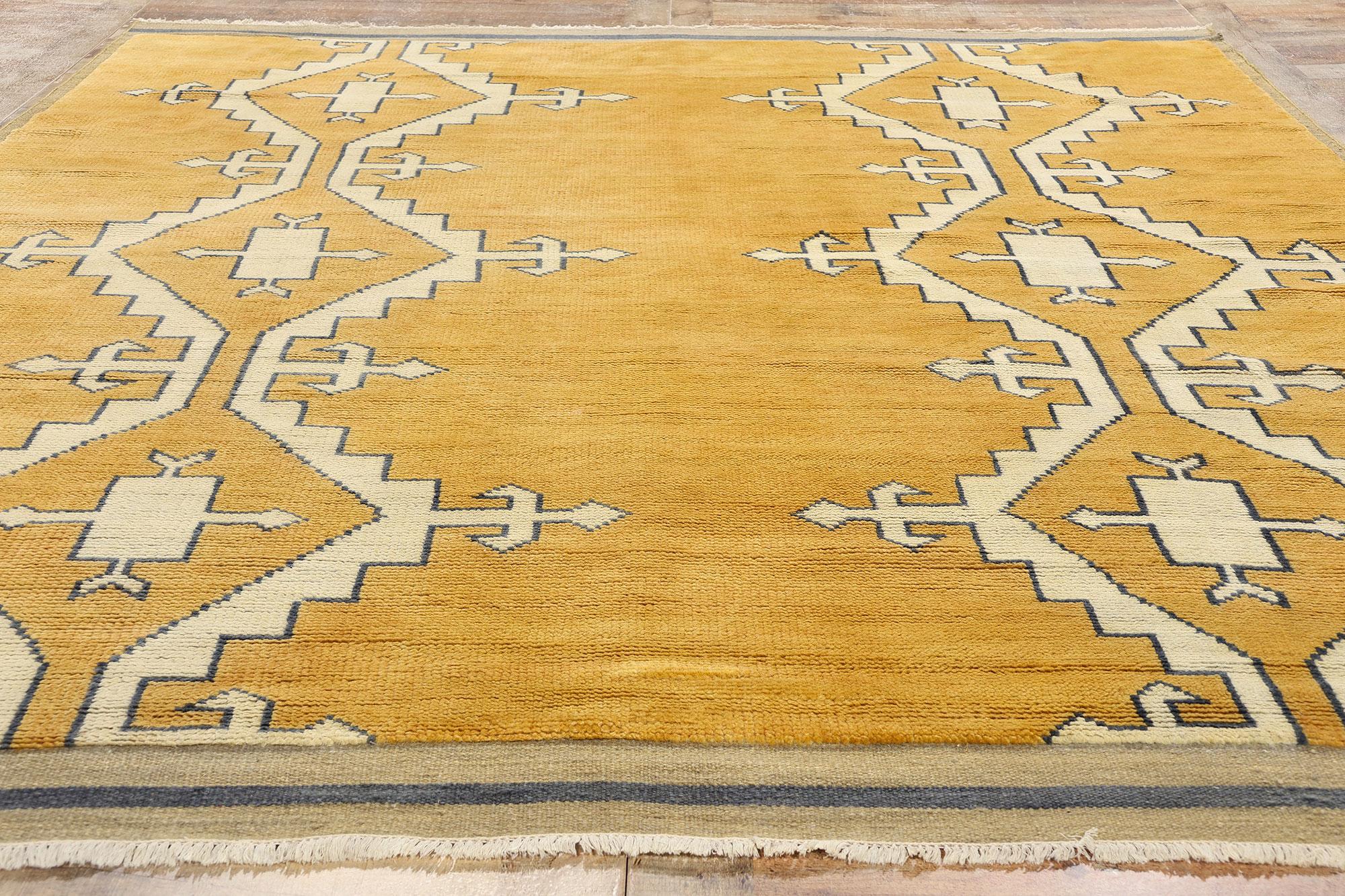 Nueva Alfombra Marroquí Contemporánea Golden Sahara Talisman, 08'00 x 09'11 Lana en venta