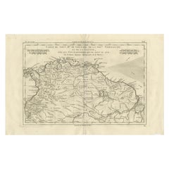 New Granada, New Andalusia & Guiana – Antique Map by Rigobert Bonne, c.1780