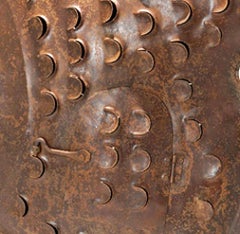 New Brown Decorative Metal Fish Sculpture