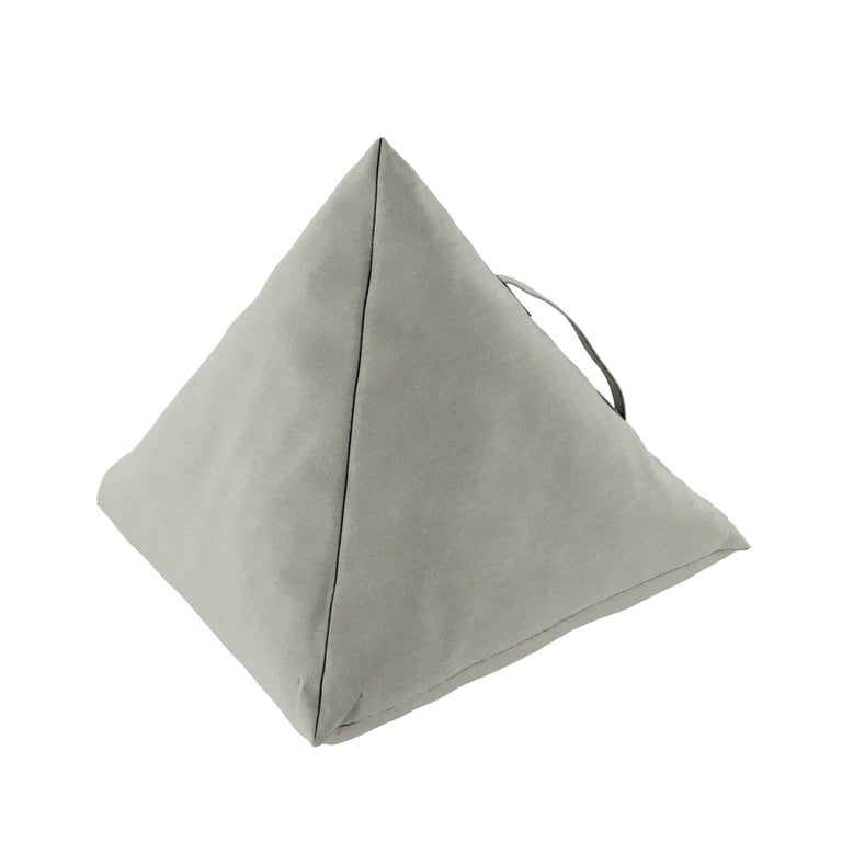 New Grey Triangle Shaped Pillow, Modern Decorative EyeCatching Cushion