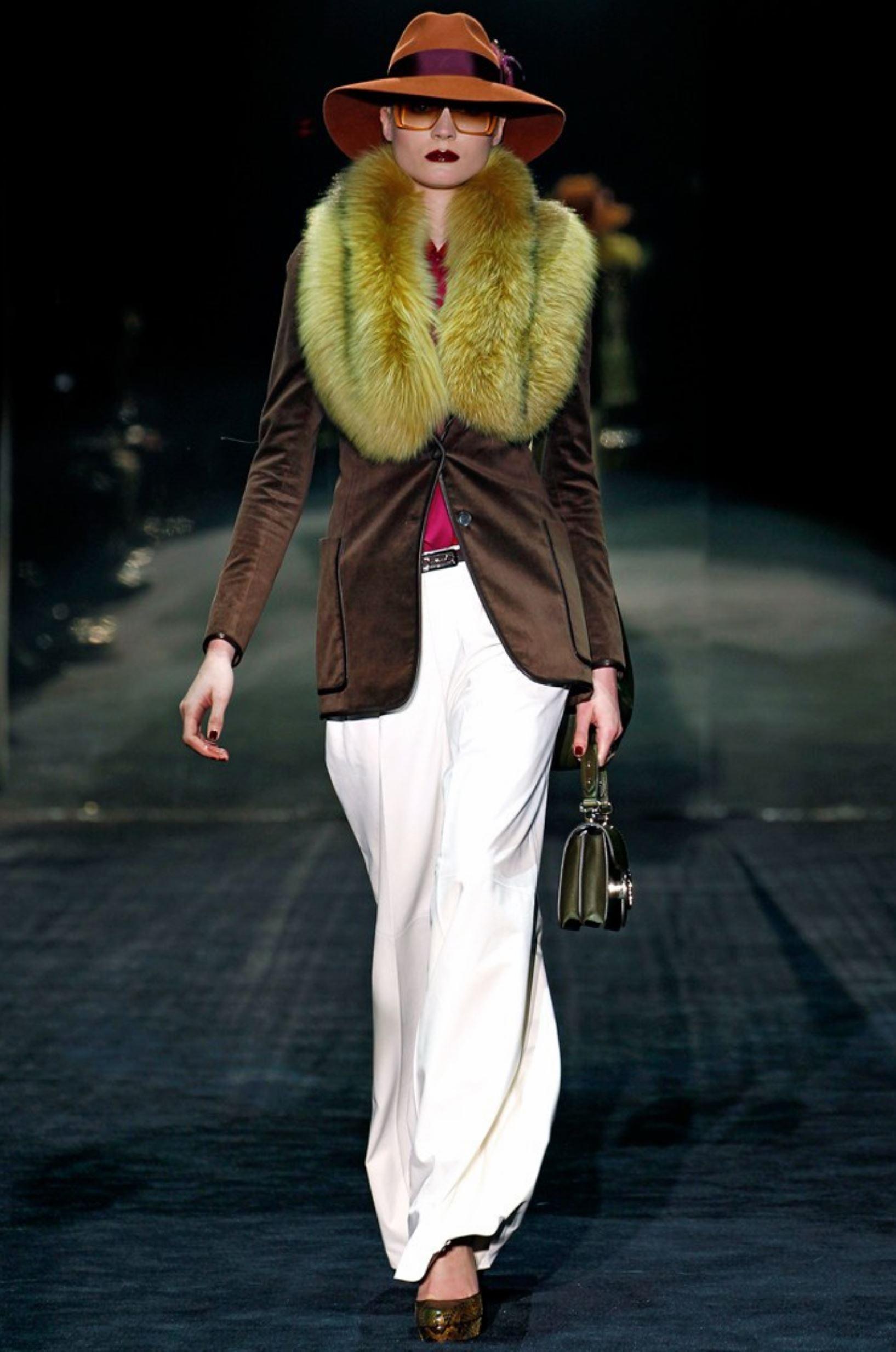 New Gucci 90th Anniversary ADS Runway Python Skakeskin Pump Heels Sz 36.5   $2425 Pour femmes en vente