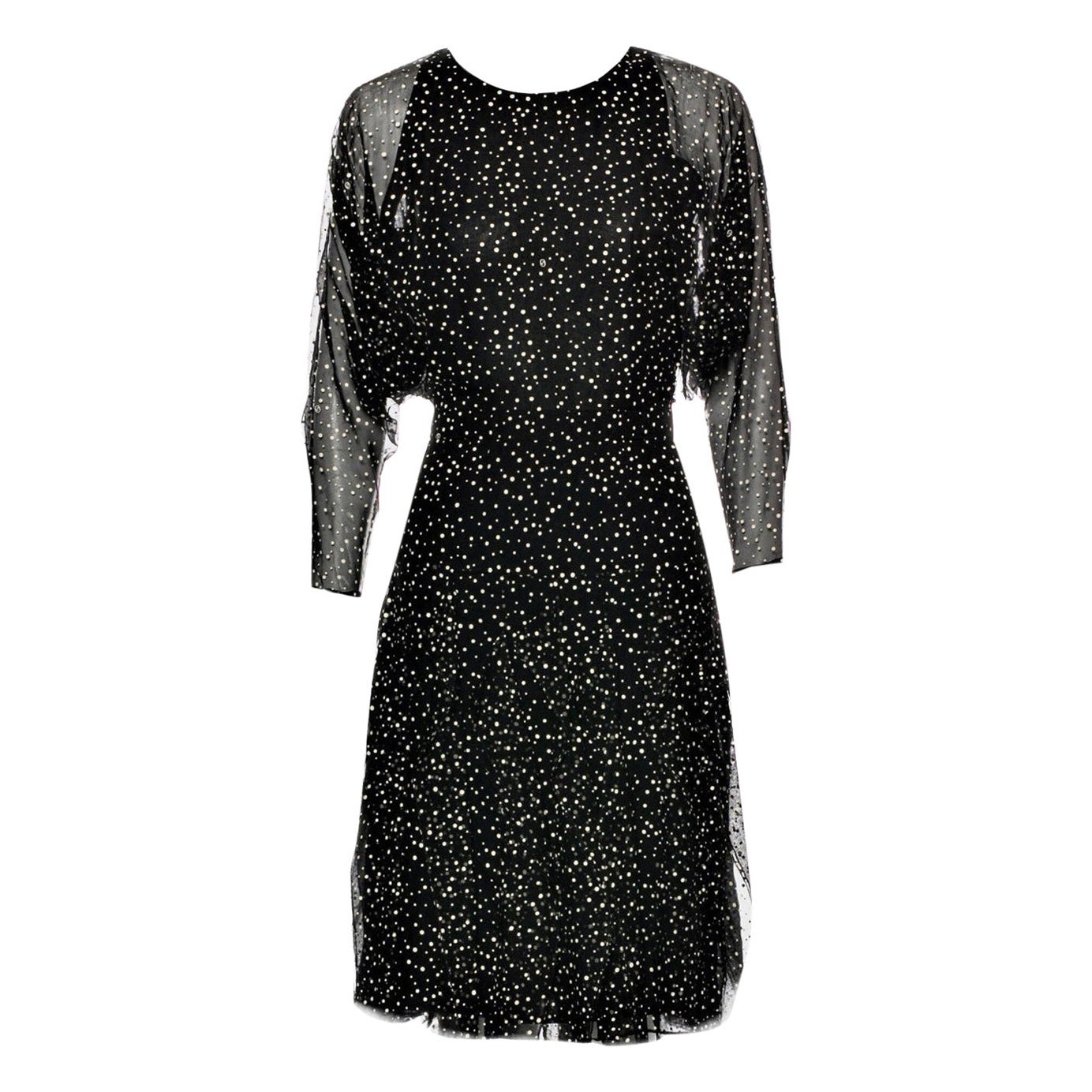 Nuevo Gucci 90 Aniversario Pasarela Video Vestido Seda F/W 2011 Sz 40 en venta 1