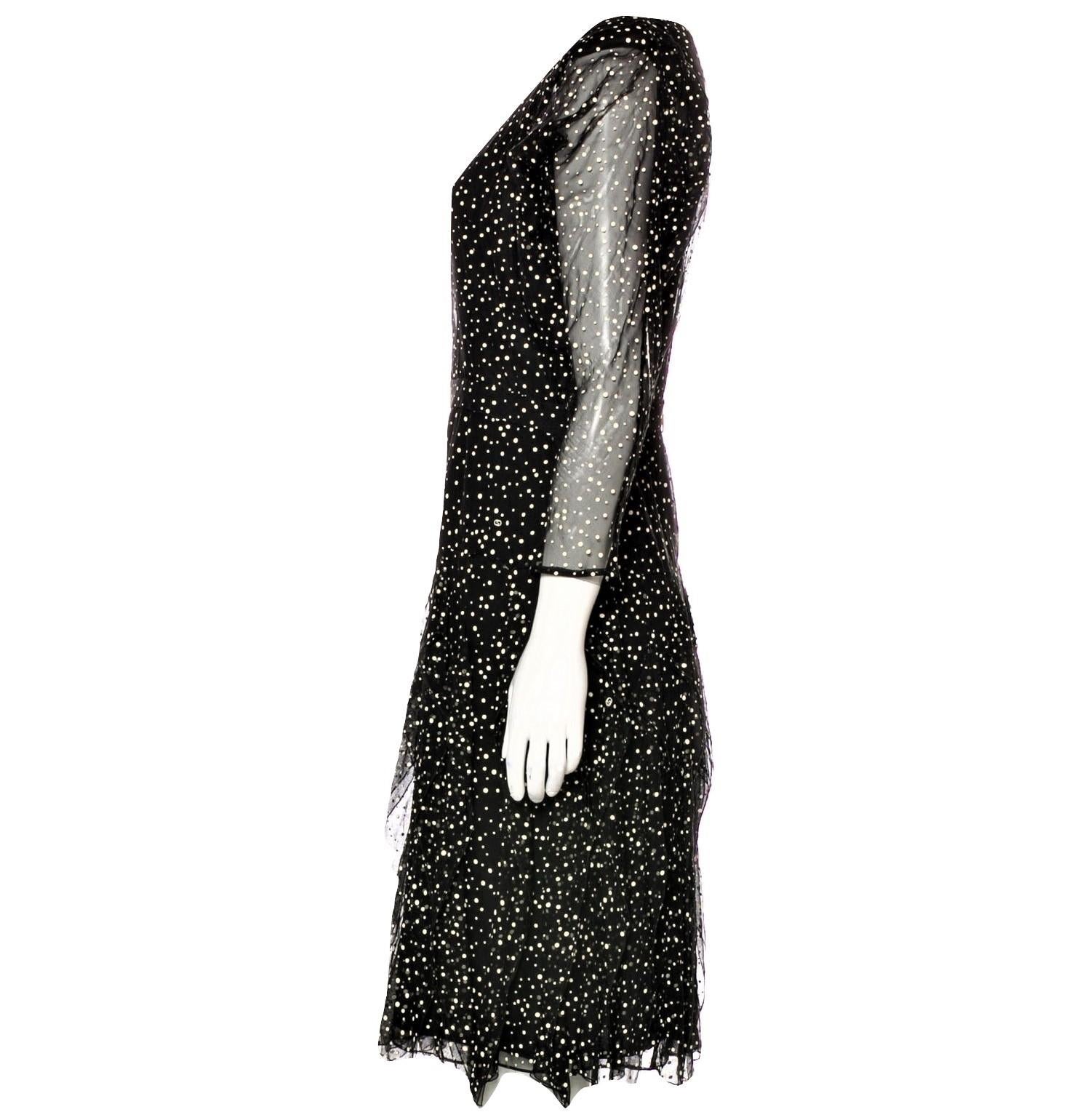 Gucci 90th Anniversary Ad Runway Vidéo Robe en soie F/W 2011 Taille 42 en vente 12