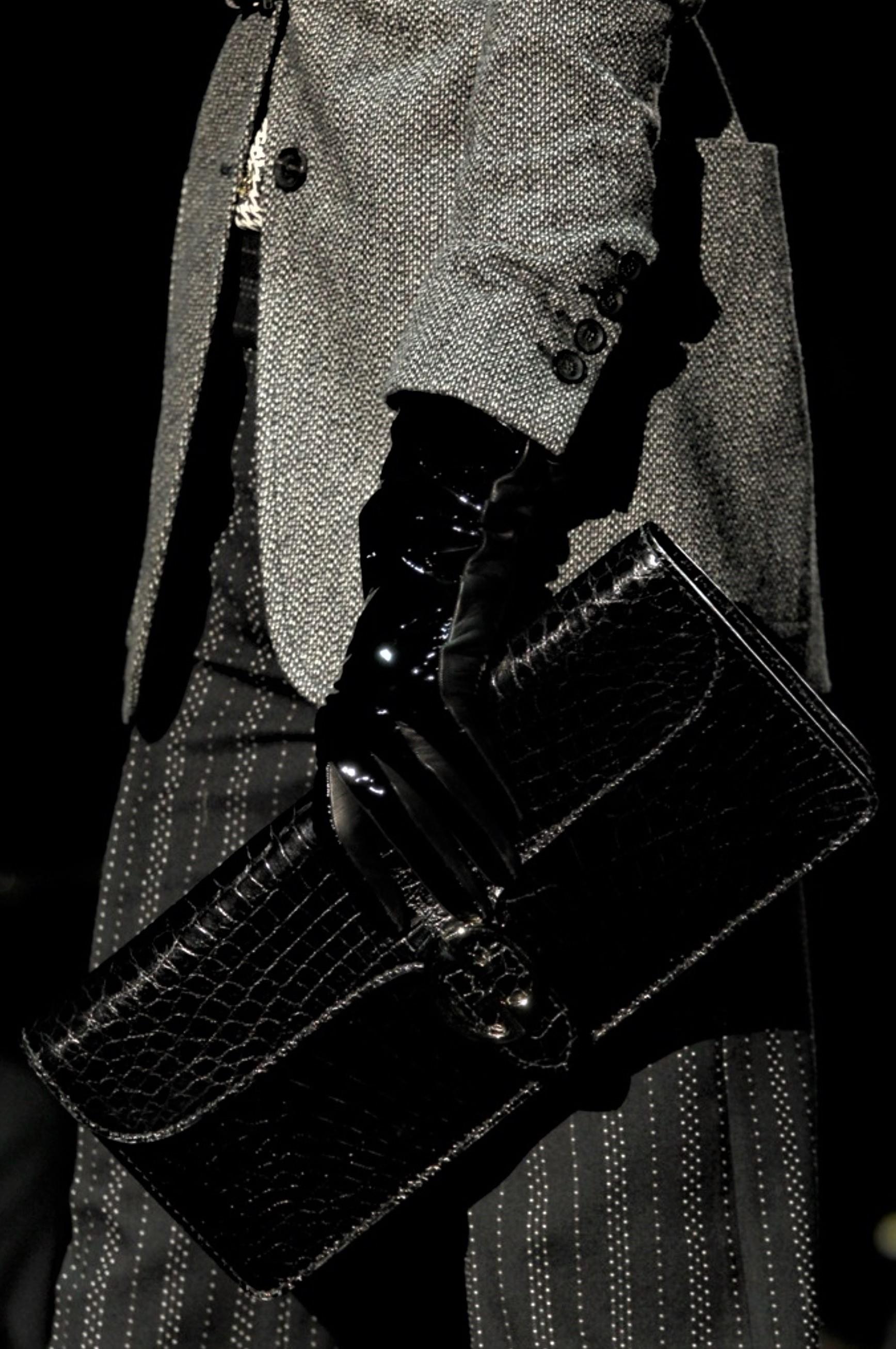 New Gucci 90th Anniversary Wool Runway Pants F/W 2011 Sz 38 For Sale 3