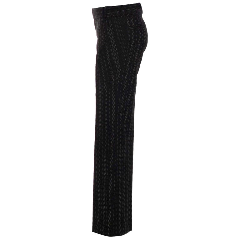 New Gucci 90th Anniversary Wool Runway Pants F/W 2011 Sz 46 For Sale at ...