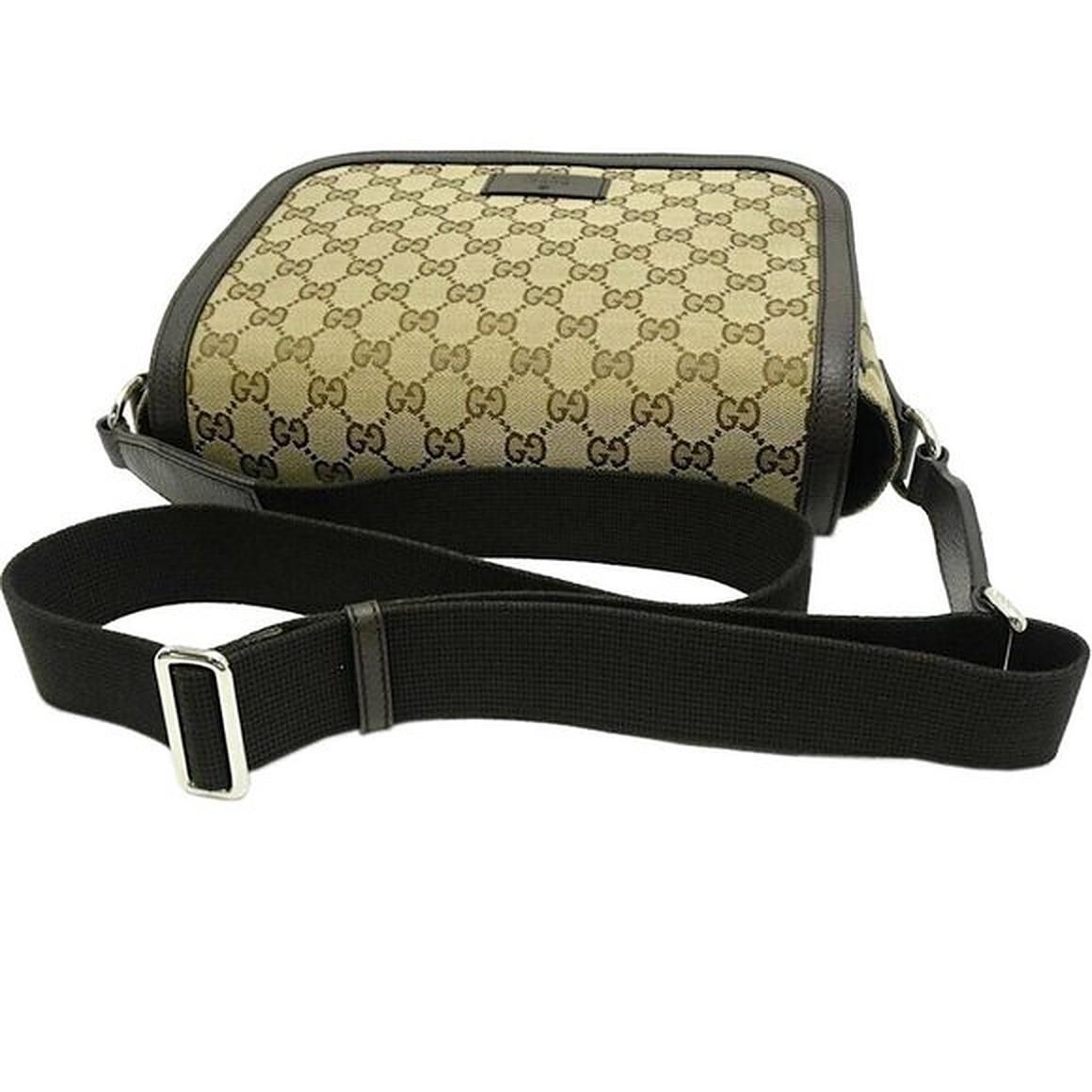 NEW Gucci Beige Brown GG Guccissima Monogram Canvas Crossbody Messenger