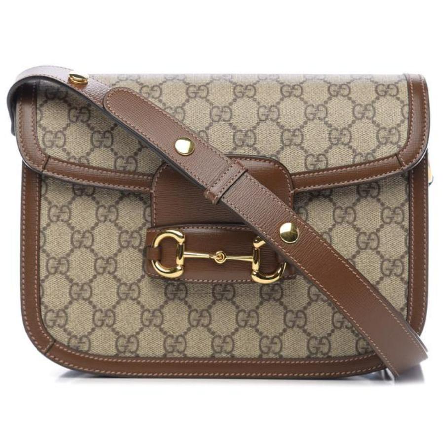 New Gucci Beige Brown Horsebit 1955 GG Supreme Crossbody Shoulder Bag 

Authenticity Guaranteed

DETAILS
Brand: Gucci
Condition: Brand new
Color: Beige and brown
Material: Canvas and leather
Monogram GG pattern
Front Horsebit logo
Gold-toned