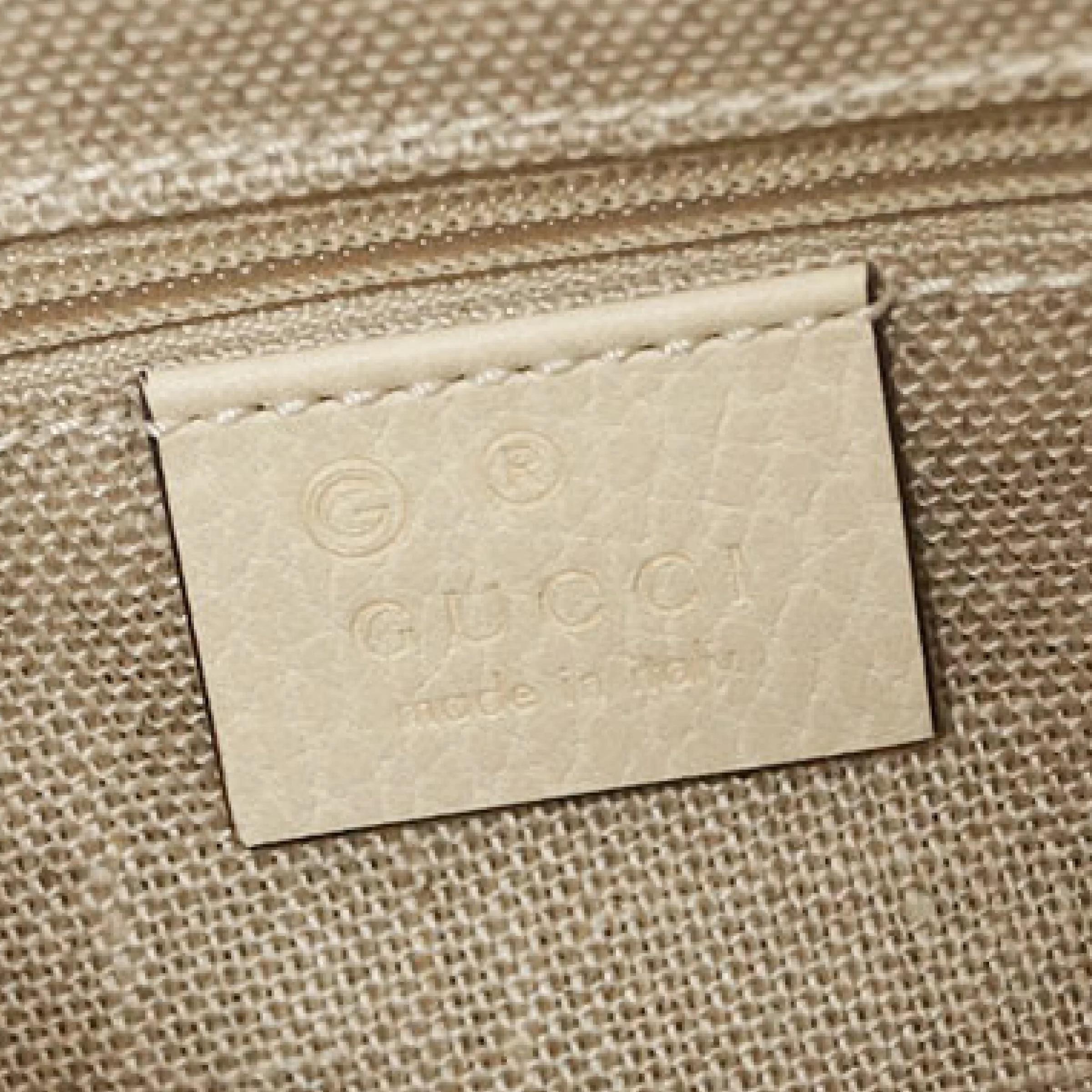NEU Gucci Beige Weiß Bree GG Supreme Guccissima Crossbody Tote Bag im Angebot 11