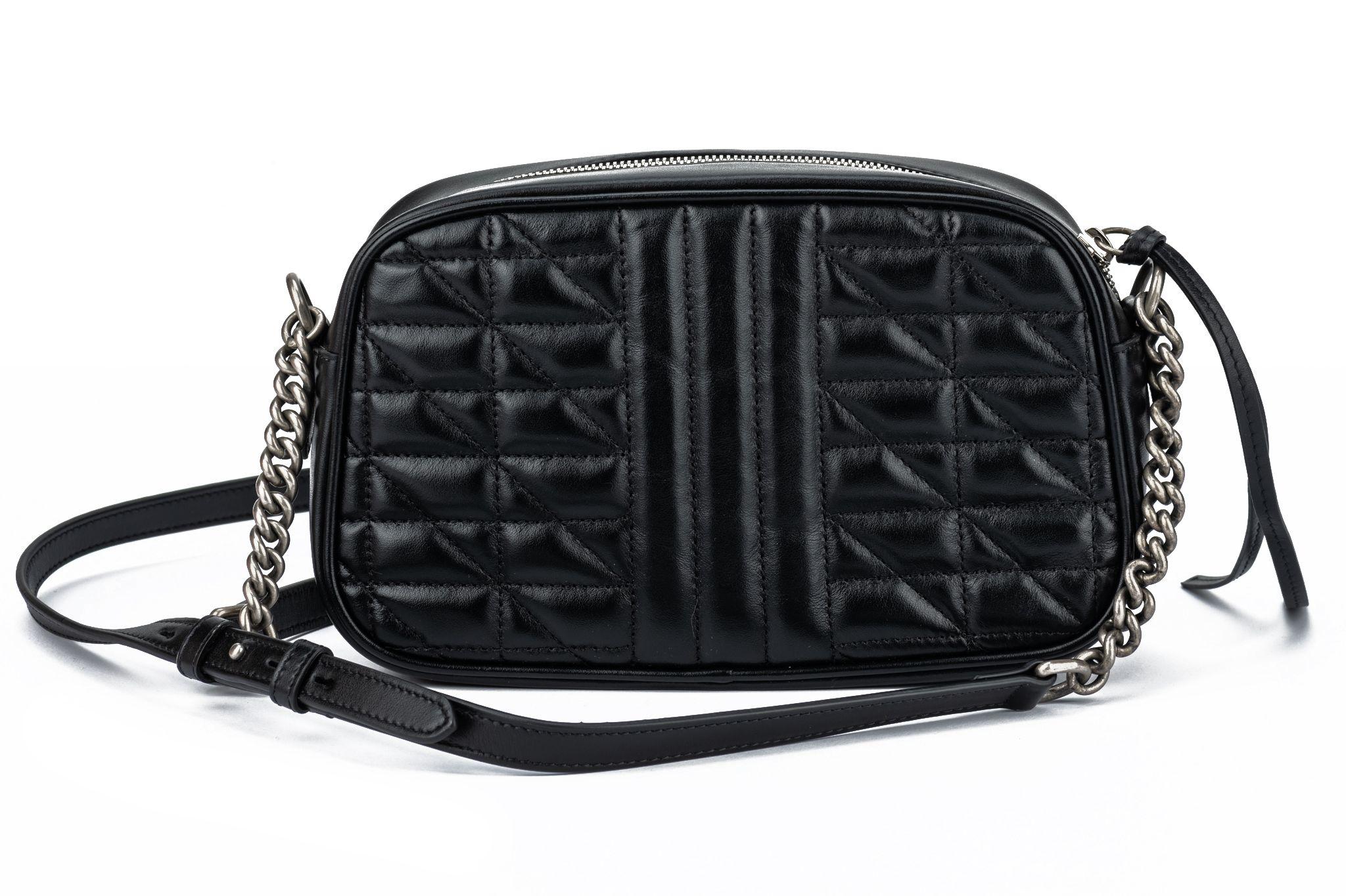 Nuevo Bolso Cruzado Gucci Marmont Negro en venta 1