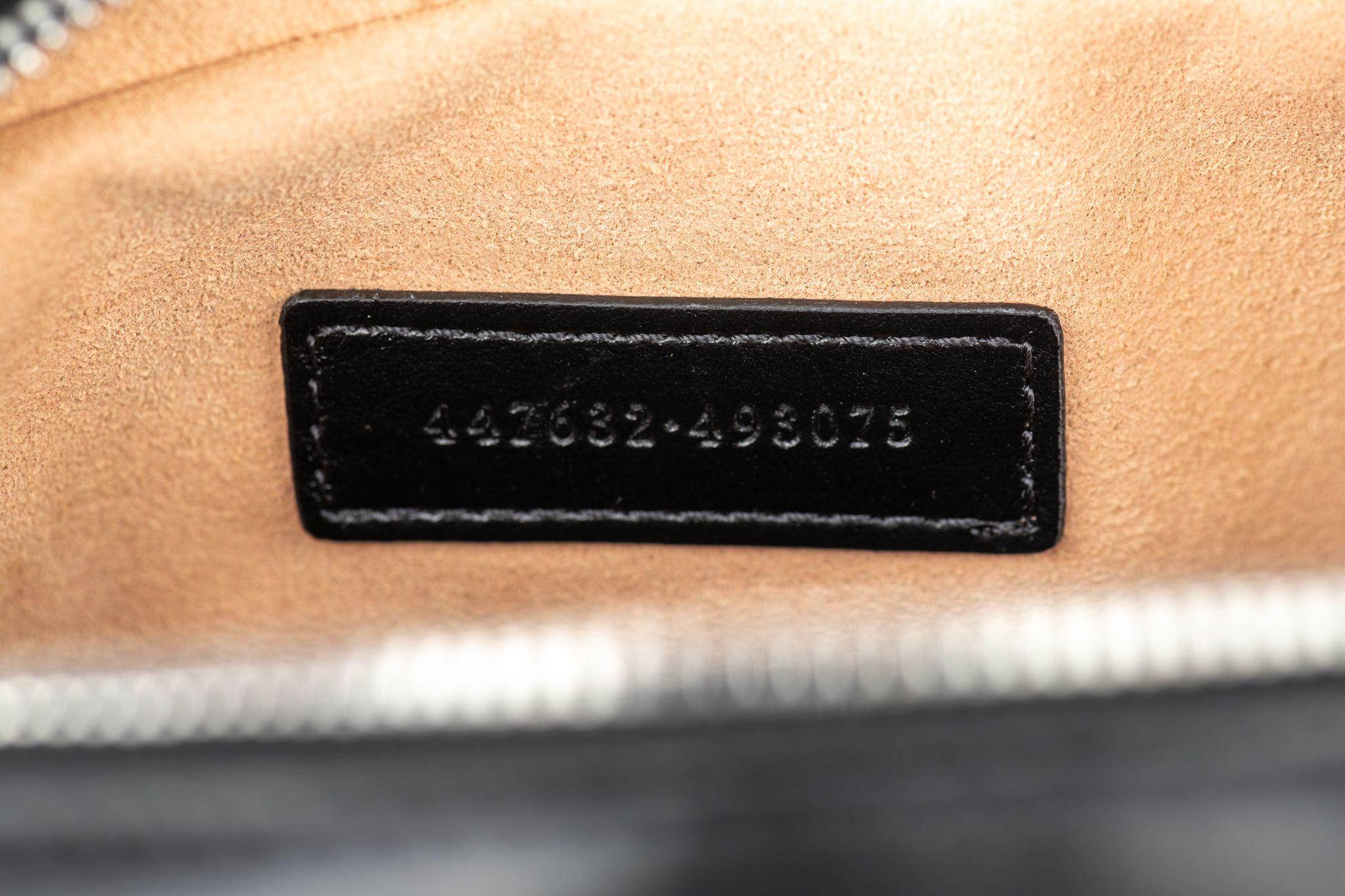Nuevo Bolso Cruzado Gucci Marmont Negro en venta 3