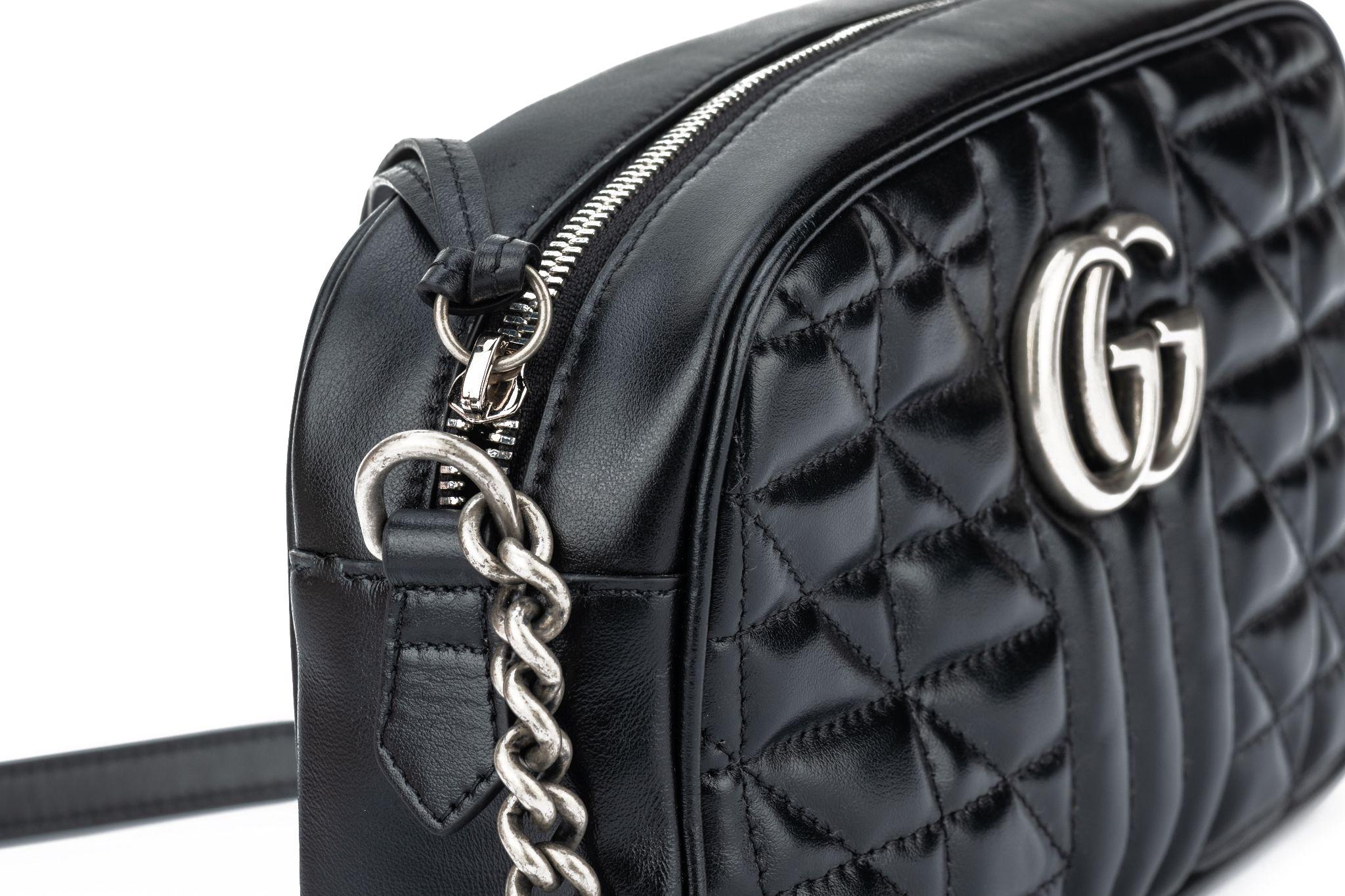 Nuevo Bolso Cruzado Gucci Marmont Negro en venta 5