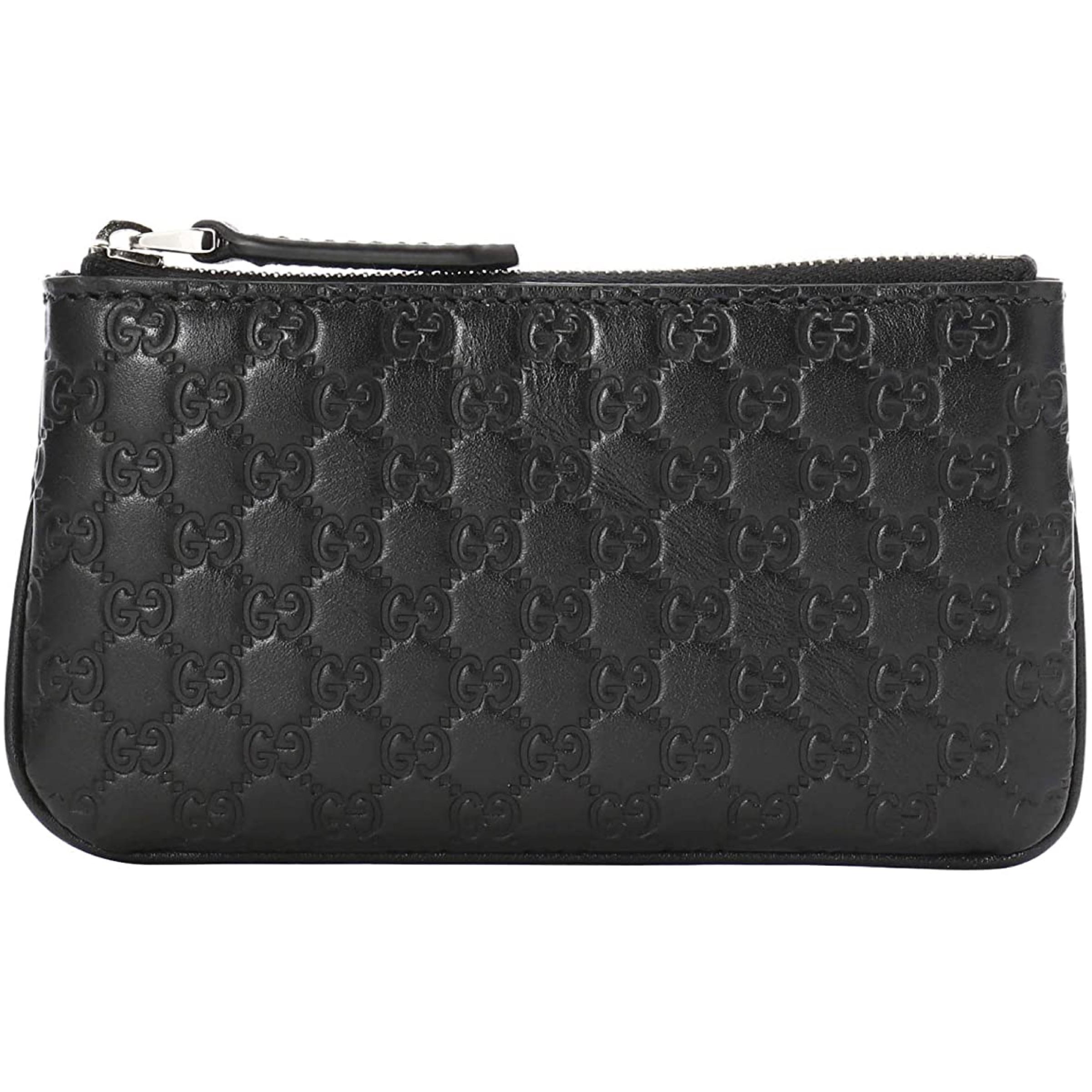 New Gucci Black Micro GG Guccissima Leather Keychain Pouch Wallet Bag

Authenticity Guaranteed

DETAILS
Brand: Gucci
Condition: Brand new
Gender: Unisex
Category: Pouch 
Color: Black
Material: Leather
Gucci monogram GG guccissima details
Silver-tone