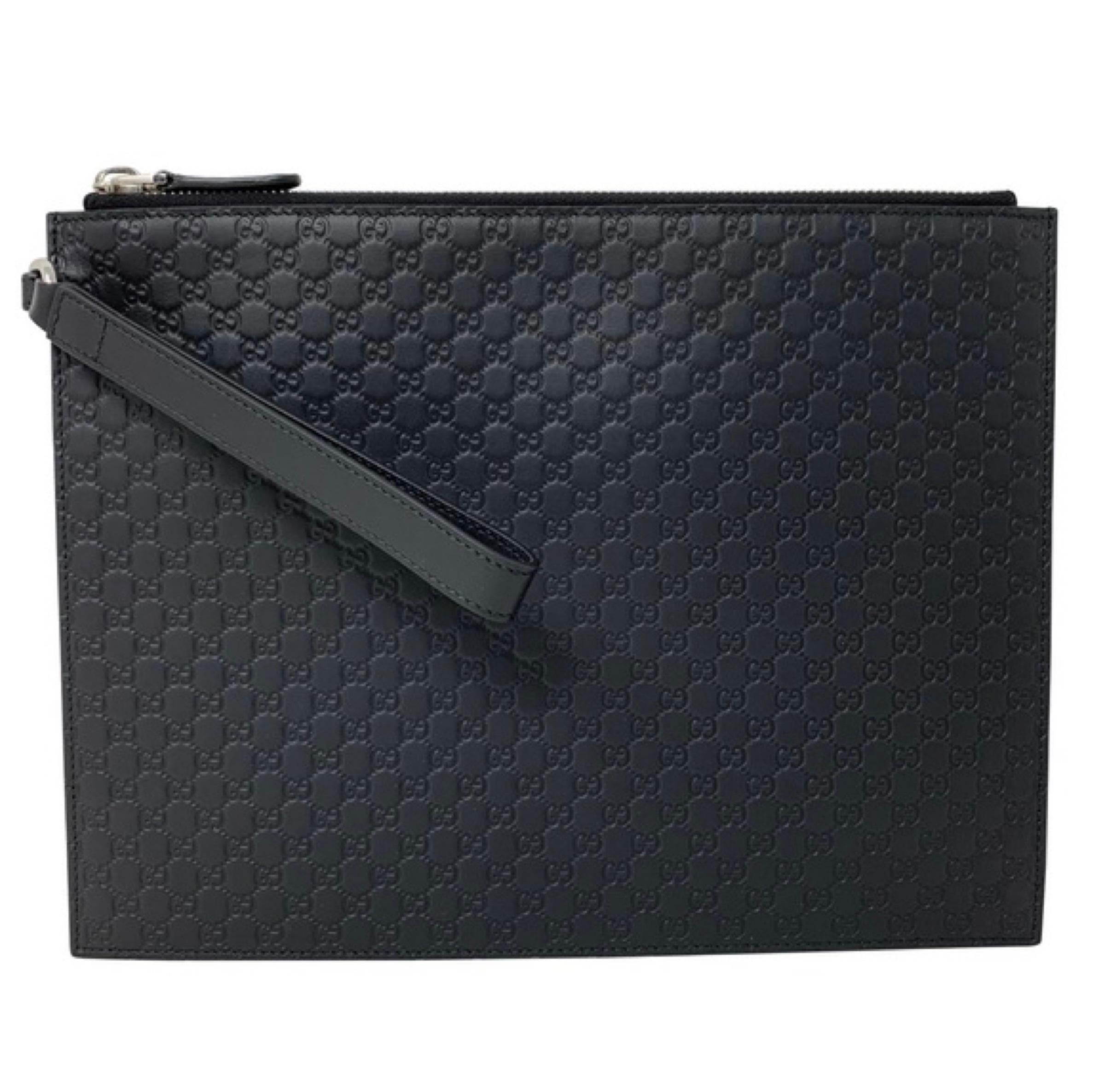 New Gucci Black Micro GG Guccissima Leather Keychain Wristlet Clutch Bag

Authenticity Guaranteed

DETAILS
Brand: Gucci
Condition: Brand new
Gender: Unisex
Category: Clutch
Color: Black
Material: Leather
Gucci monogram GG guccissima