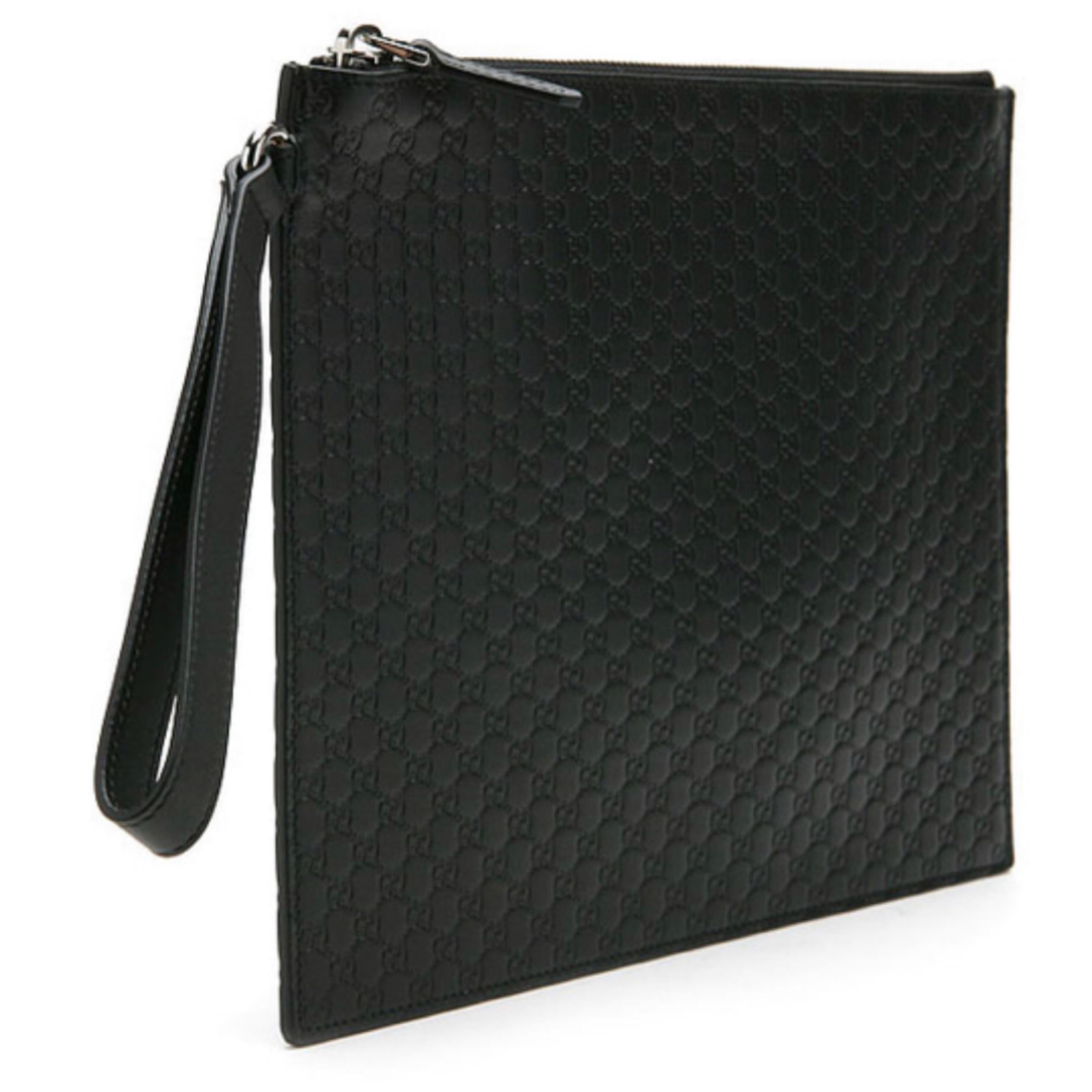 gucci black wristlet