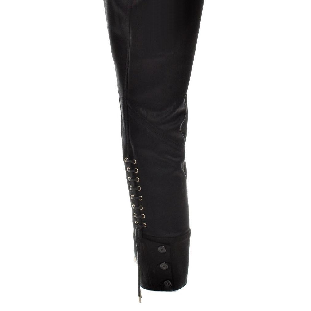 Nuovi pantaloni neri da passerella Gucci A/I 2008 Sz 42 con etichetta $1725 in vendita 1
