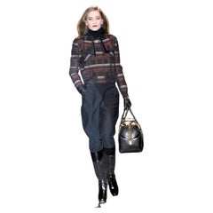 Gucci - Pantalon de défilé noir, état neuf, taille 42, automne-hiver 2008, avec étiquettes, 1 725 $