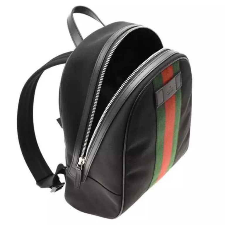 GUCCI 630917 KWTJN Backpack Bag Hand Bag Sherry canvas unisex color black