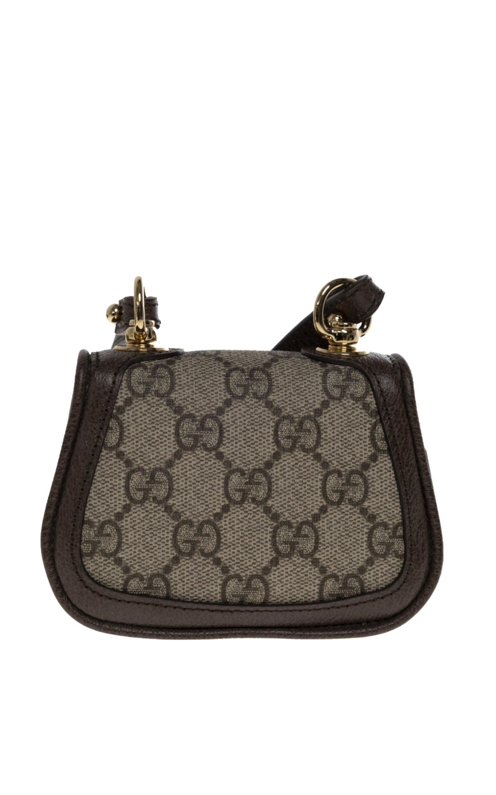 New Gucci Blondie GG Supreme Cardholder Mini Borsa In condizioni Nuovo in vendita a Brossard, QC