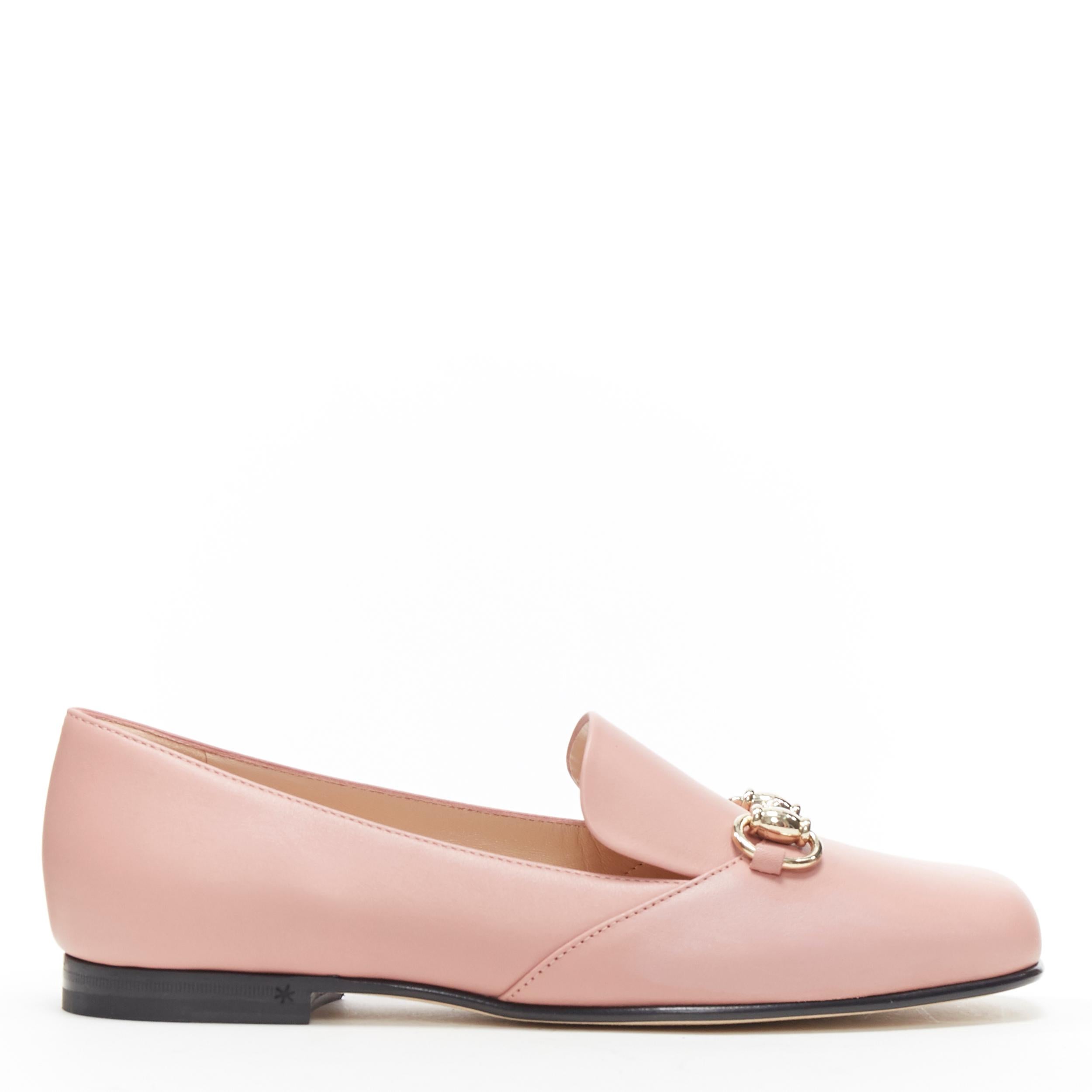 nuevo GUCCI blush pink leather gold horsebit round toe flat loafer shoes EU36
Marca: Gucci
Nombre del modelo / Estilo: Mocasín Horsebit
Material: Piel
Color: Rosa
Patrón: Sólido
Cierre: Slip on
Detalle extra: Altura de tacón plana (menos de 2,5 cm).