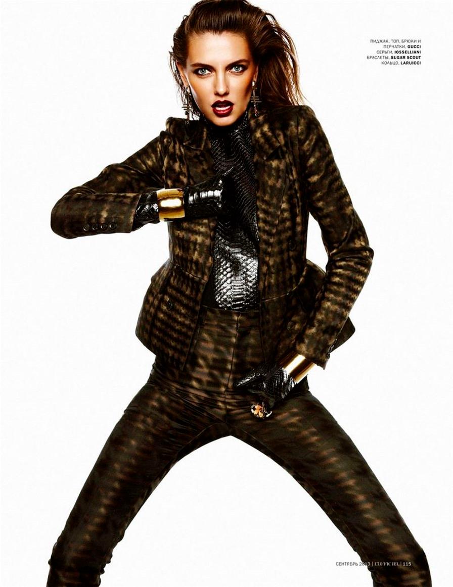 Nero Nuovi pantaloni da collezione Gucci in seta astratta per la rivista Runway A/I 2013 Sz 40 $2275 in vendita