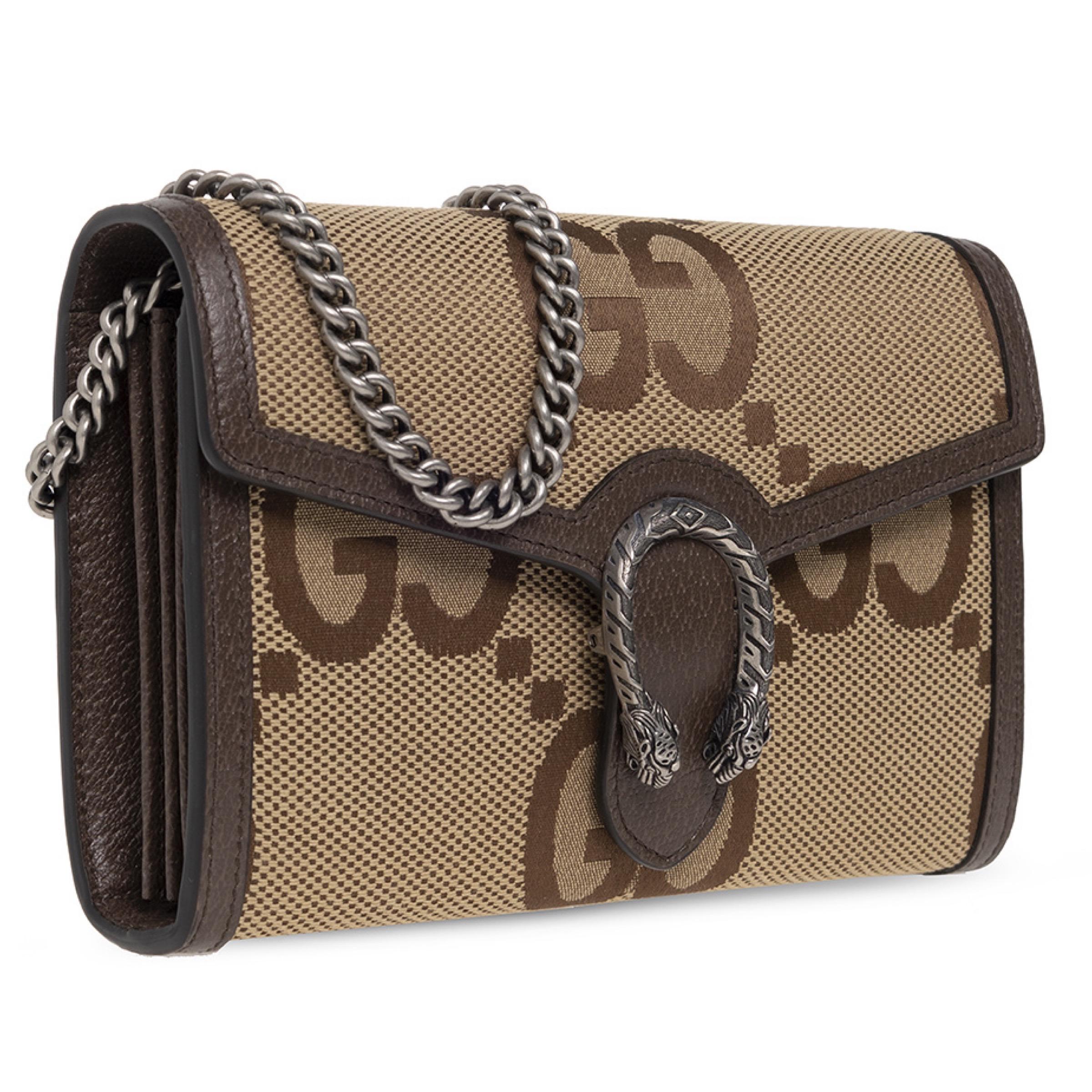 New Gucci Camel Ebony Dionysus Jumbo GG Canvas Wallet Crossbody Bag

Authenticity Guaranteed

DETAILS
Brand: Gucci
Condition: Brand new
Gender: Women
Category: Crossbody bag
Color: Camel ebony
Material: Leather
Monogram GG pattern
Silver-tone