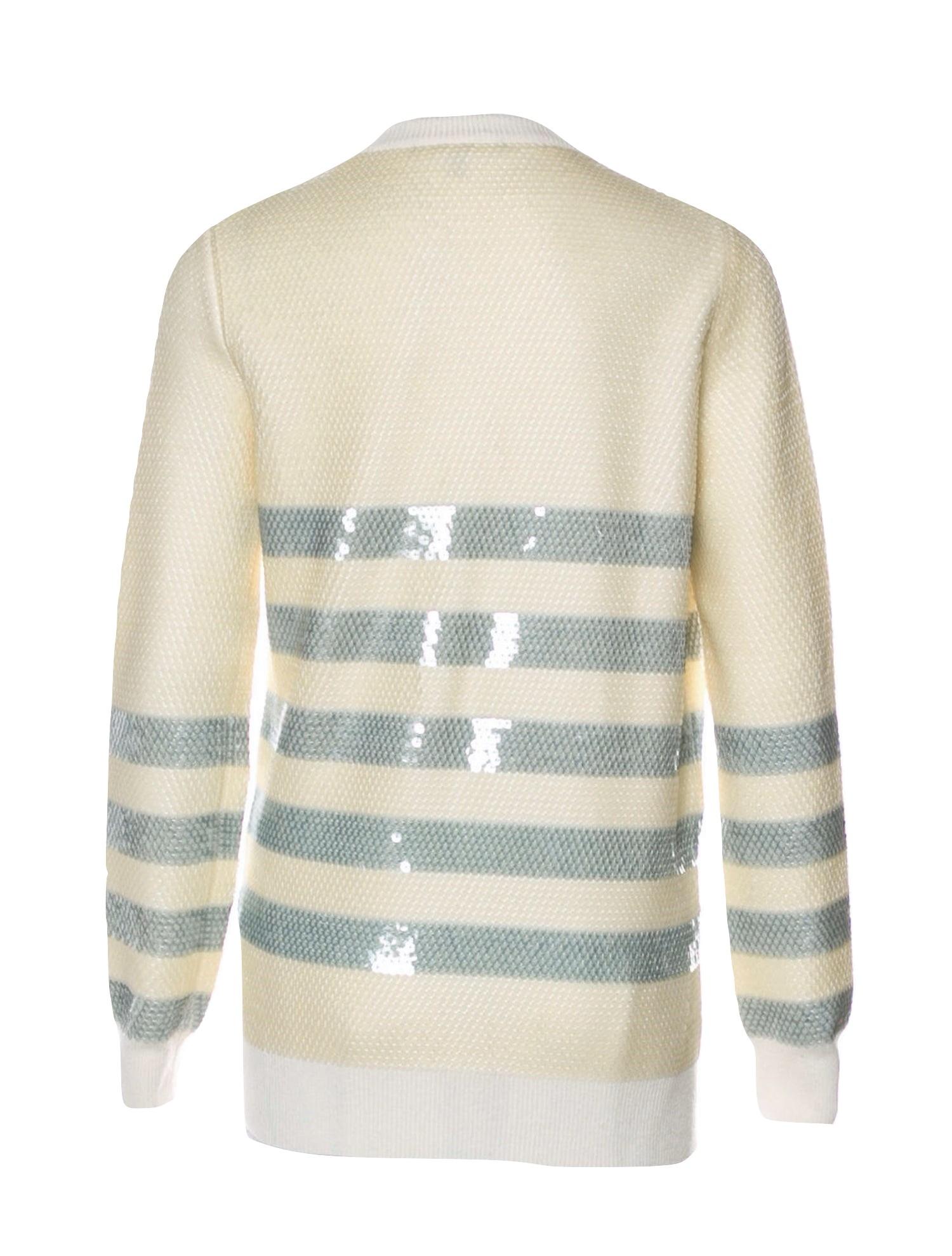 New Gucci Cashmere Cruise Resort 2015 Ad Sequin Sweater  Sz M 1