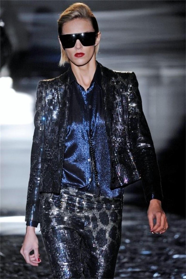 New Gucci F/W 2009 Sienna Miller Runway Ad Evening Coat Jacket Gaga $4650 For Sale 6