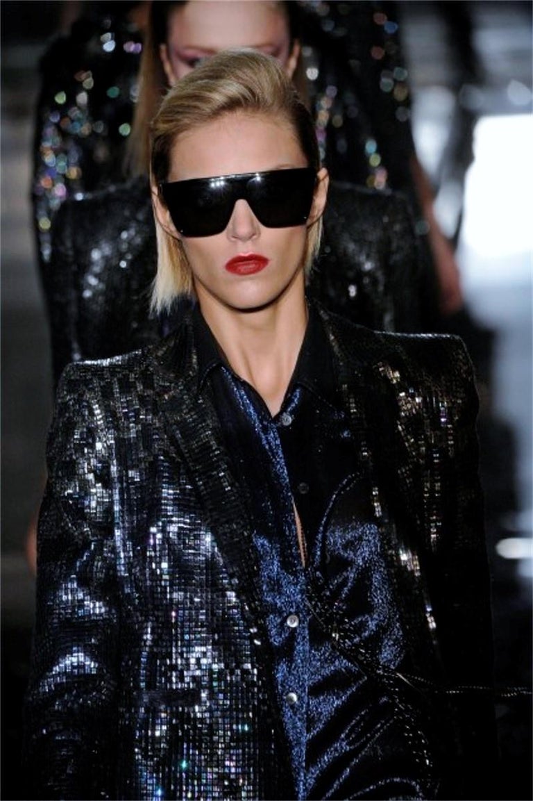 New Gucci F/W 2009 Sienna Miller Runway Ad Evening Coat Jacket Gaga $4650 For Sale 13