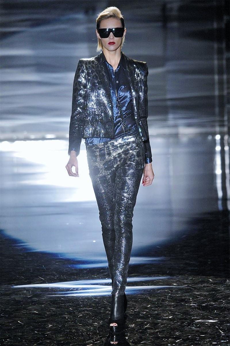 Black New Gucci F/W 2009 Sienna Miller Runway Ad Evening Coat Jacket Gaga $4650