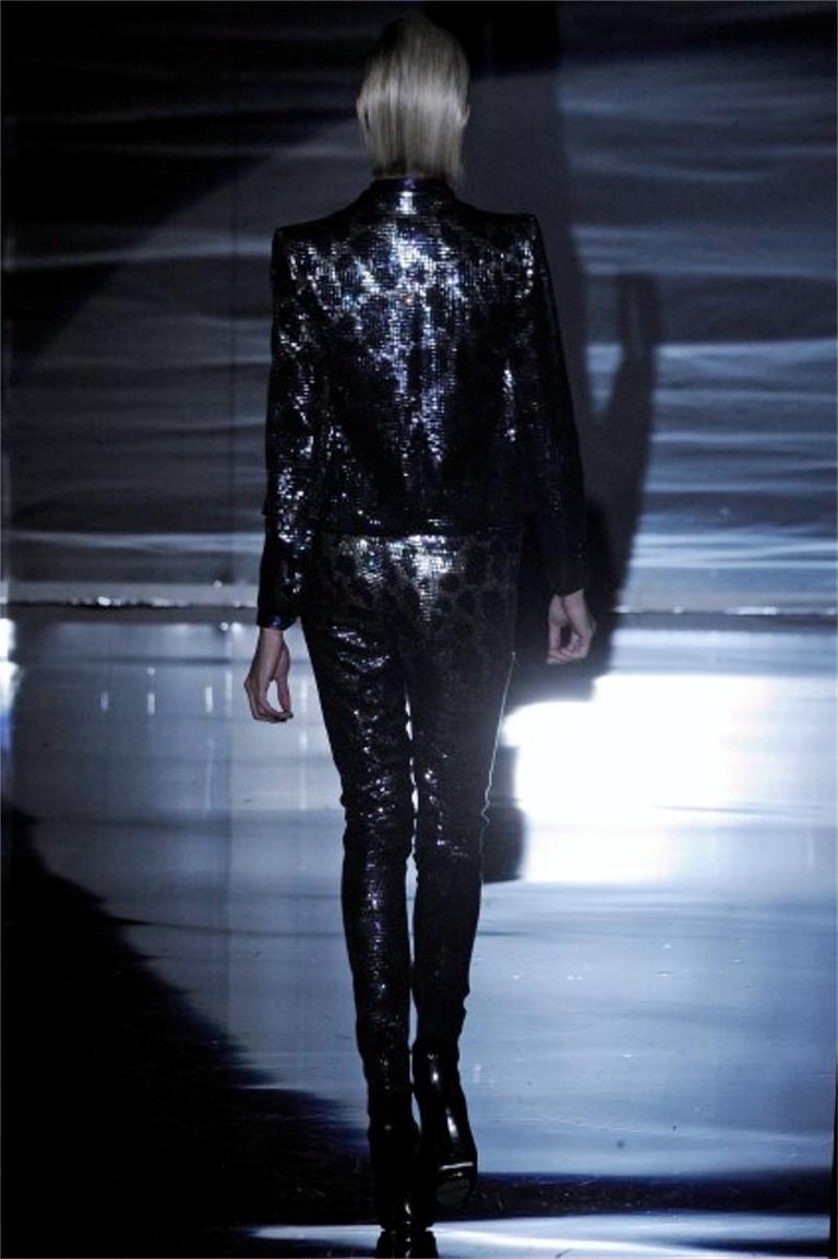 New Gucci F/W 2009 Sienna Miller Runway Ad Evening Coat Jacket Gaga $4650 For Sale 4
