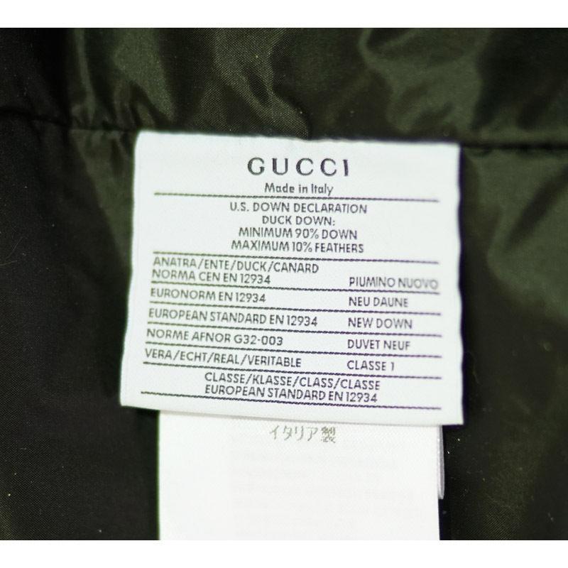 New Gucci F/W 2013 Green Plaid Down Coat Jacket Sz 44 4