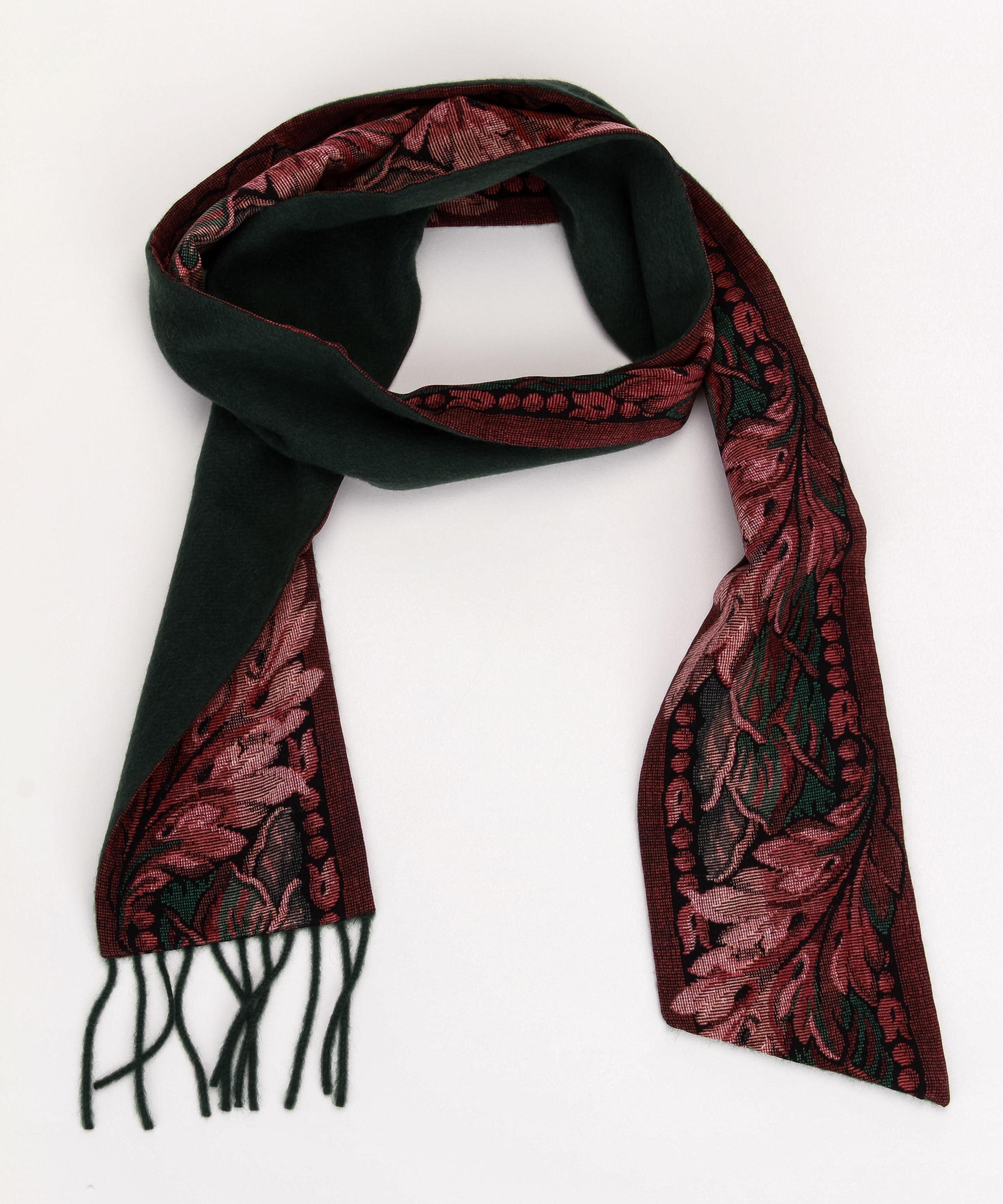 gucci floral wool scarf
