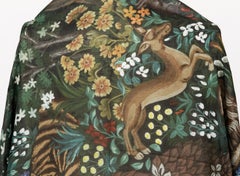 New Gucci Forest Print Shawl Scarf with Tags