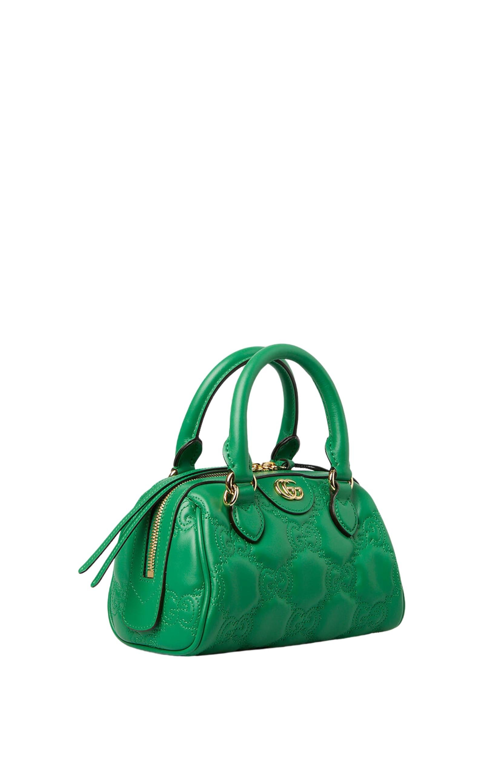 Donna New Gucci GG Matelassé Zipped Mini Crossbody Borsa in vendita