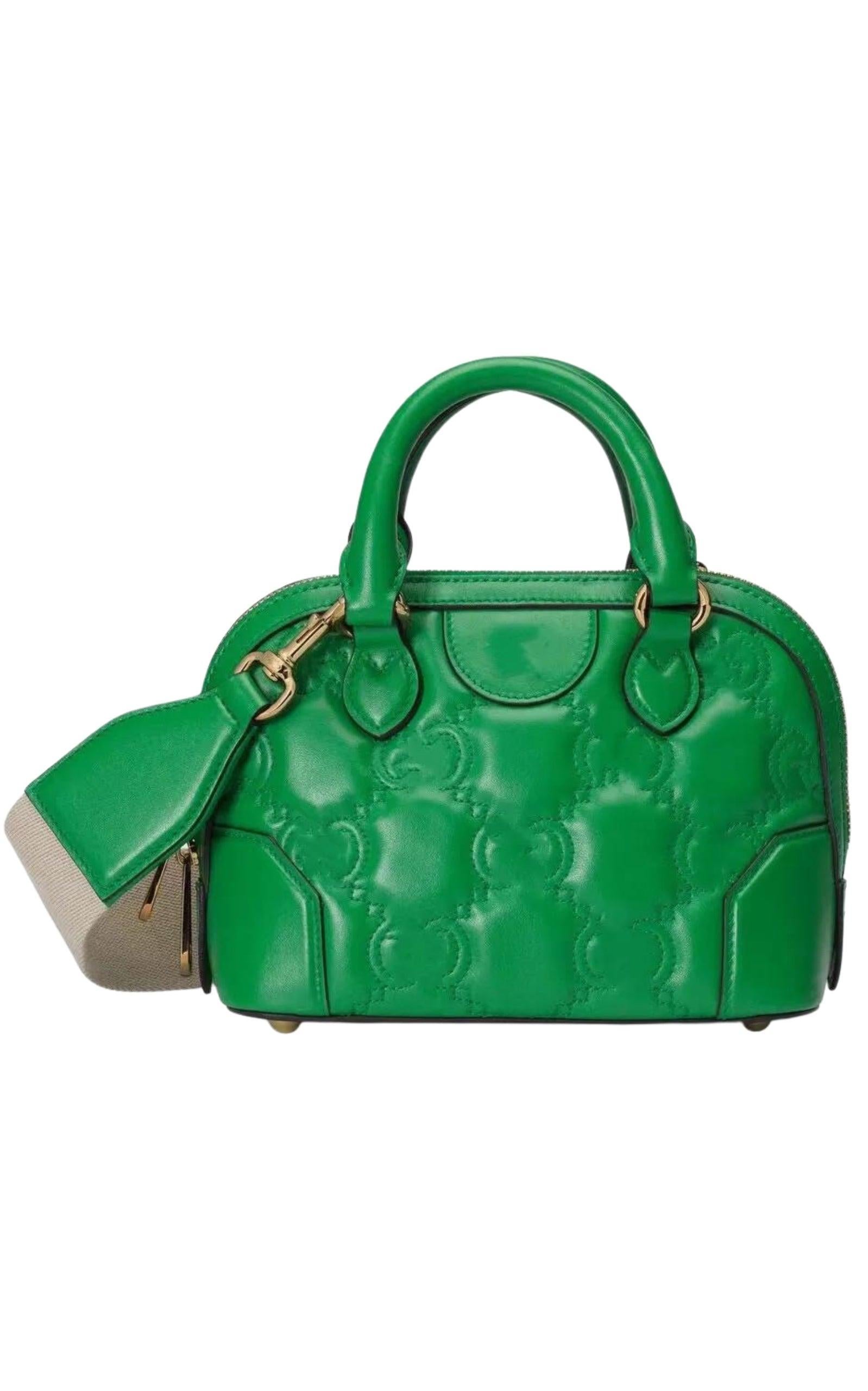 New Gucci GG Matelassé Zipped Mini Crossbody Borsa in vendita 1