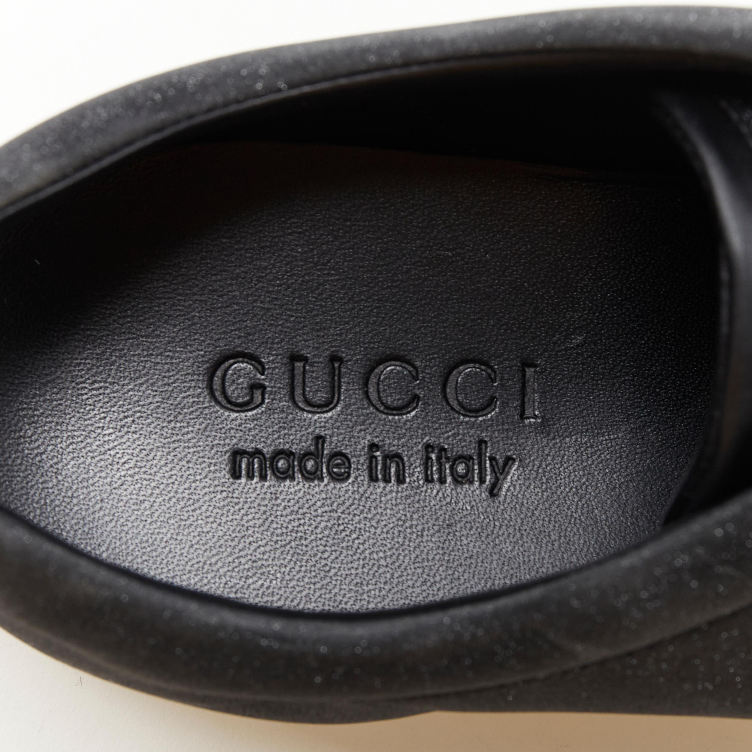 new GUCCI Glitter Web black signature web stud heel low top sneaker UK7.5 EU41.5 2