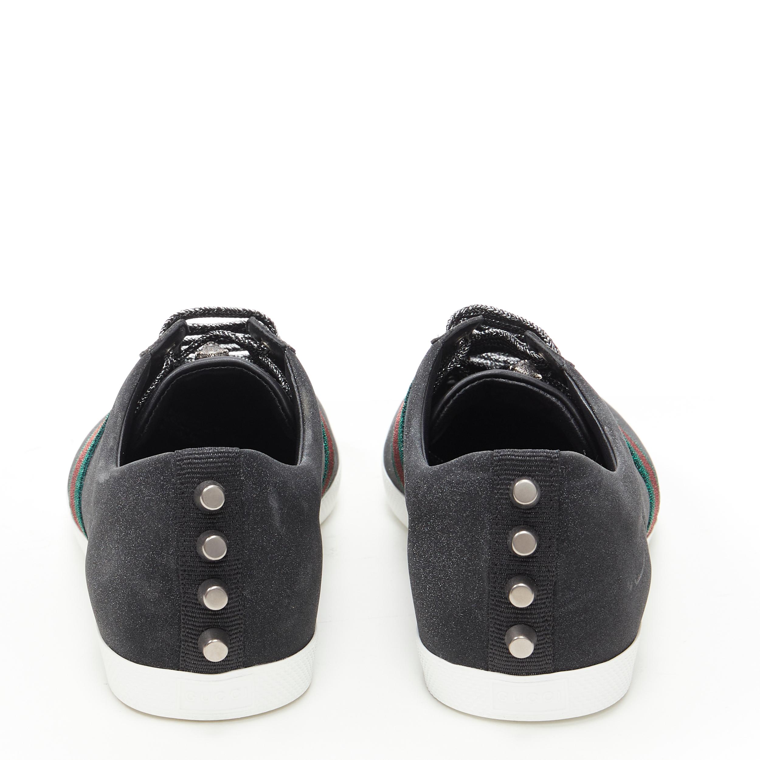 gucci glitter web sneakers