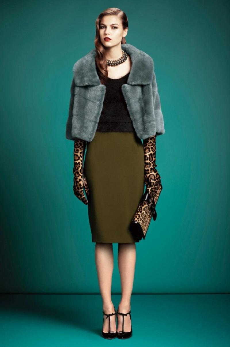 Nuevo Gucci Gris Azul Visón Capa Chaqueta Italiana 38 en venta 9