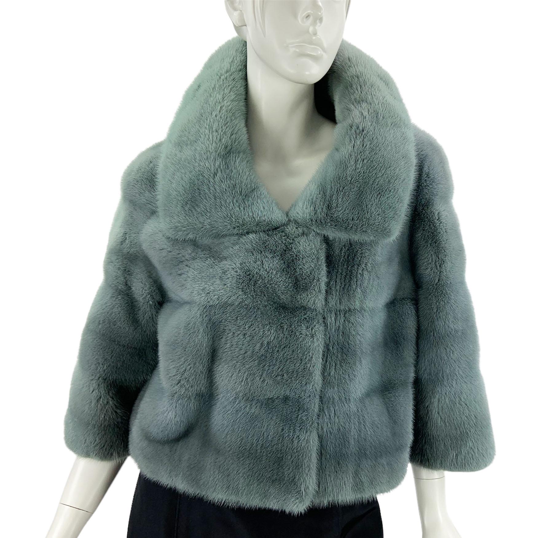 mink gucci coat