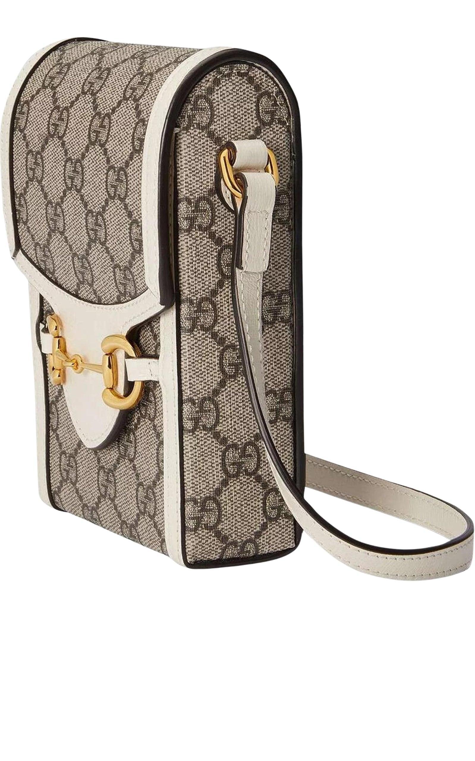 Beige Gucci, mini sac neuf mors de cheval 1955 en vente