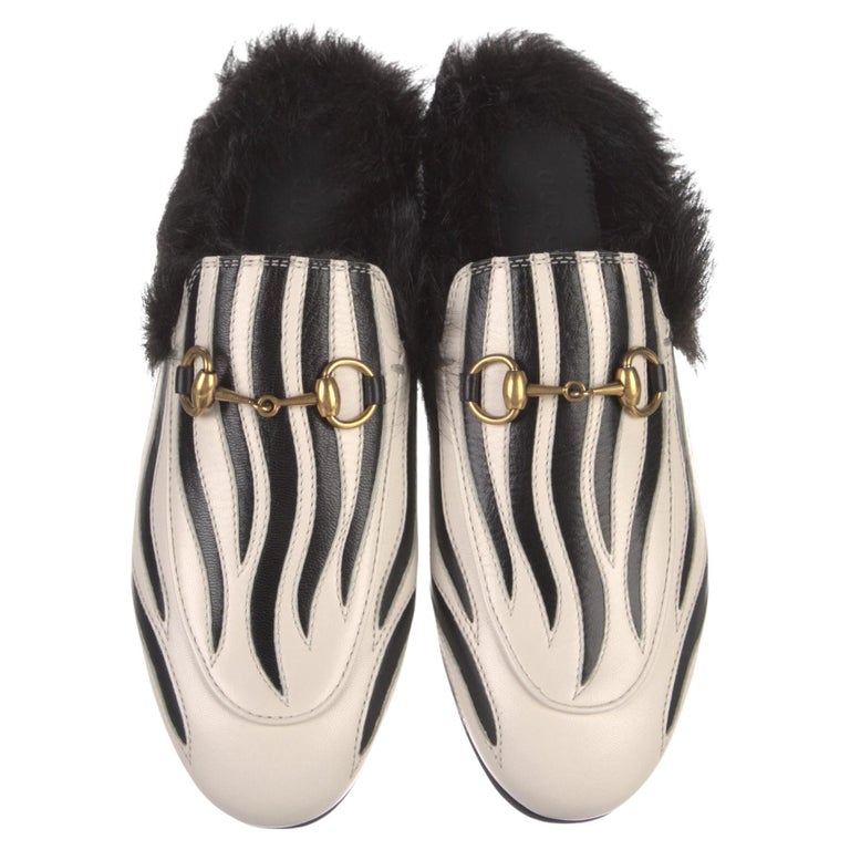 New Gucci Kendall Jenner Princetown Zebra Faux Fur Loafers Slides Flats Sz  35.5 For Sale at 1stDibs | kendall jenner loafers, kendall jenner gucci  loafers, kendall jenner slides