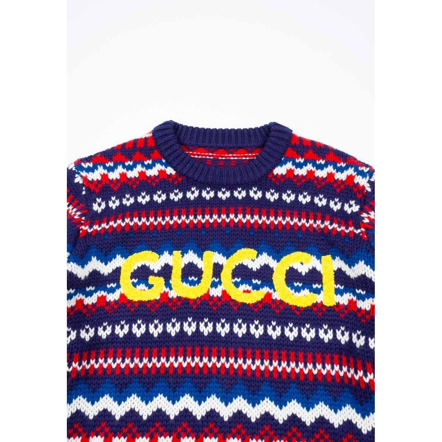 New Gucci Men Sweater knit Current Size Medium, S1274 For Sale 6