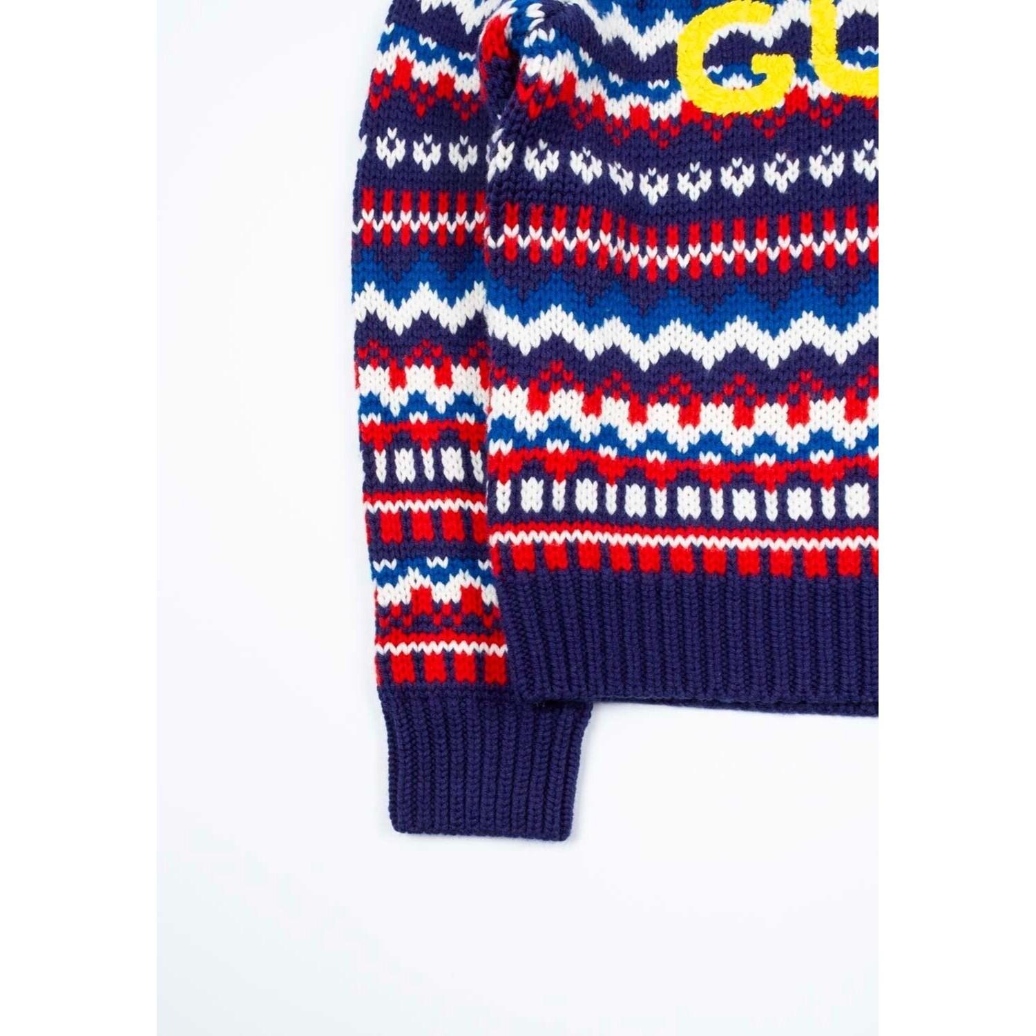 New Gucci Men Sweater knit Current Size Medium, S1274 For Sale 7