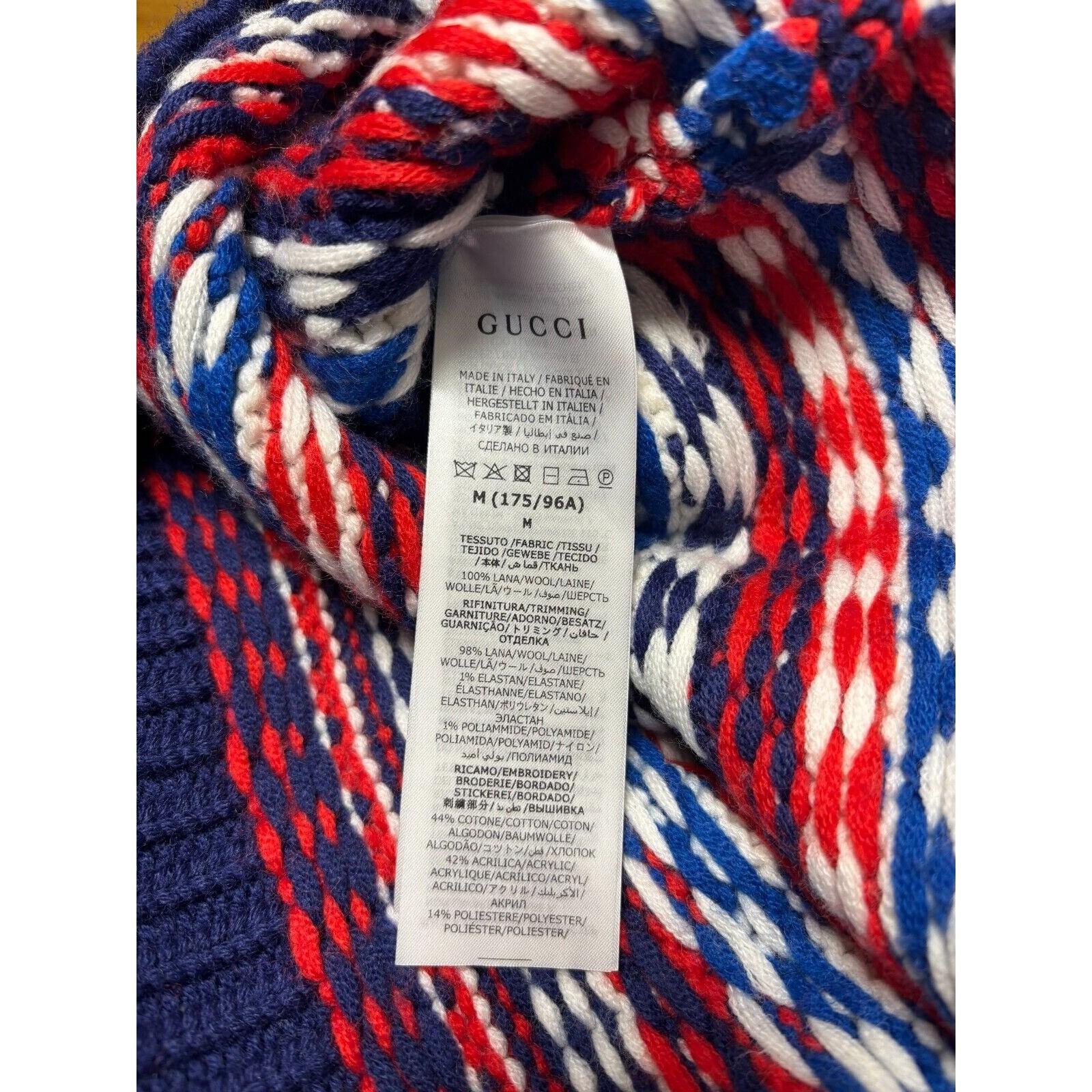 Women's or Men's New Gucci Men Sweater knit Current Size Medium, S1274 For Sale
