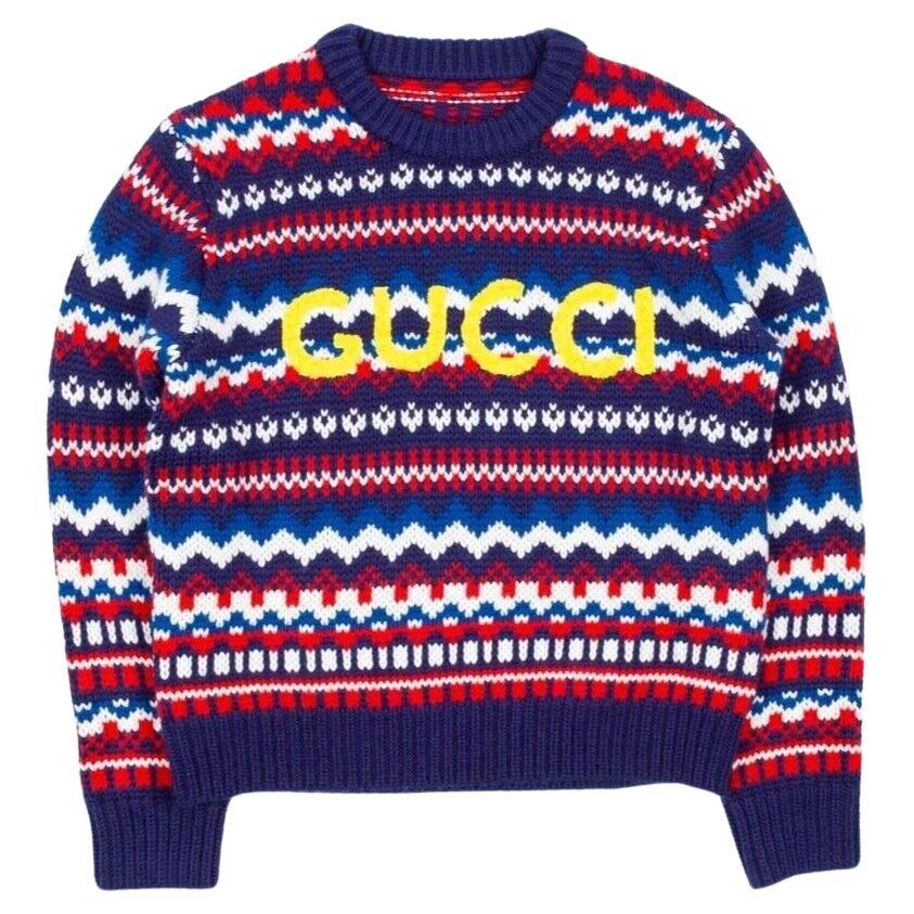 New Gucci Men Sweater knit Current Size Medium, S1274 For Sale